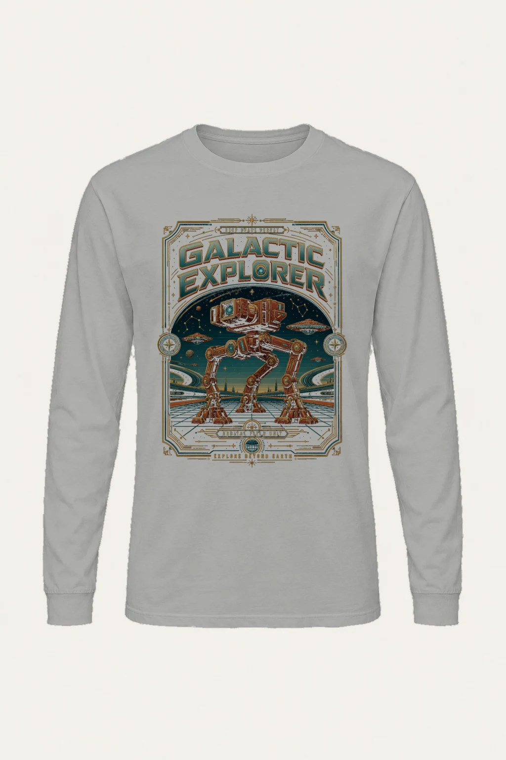 "Galactic Explorer" Unisex Longsleeve T-shirt | Gildan 2400
