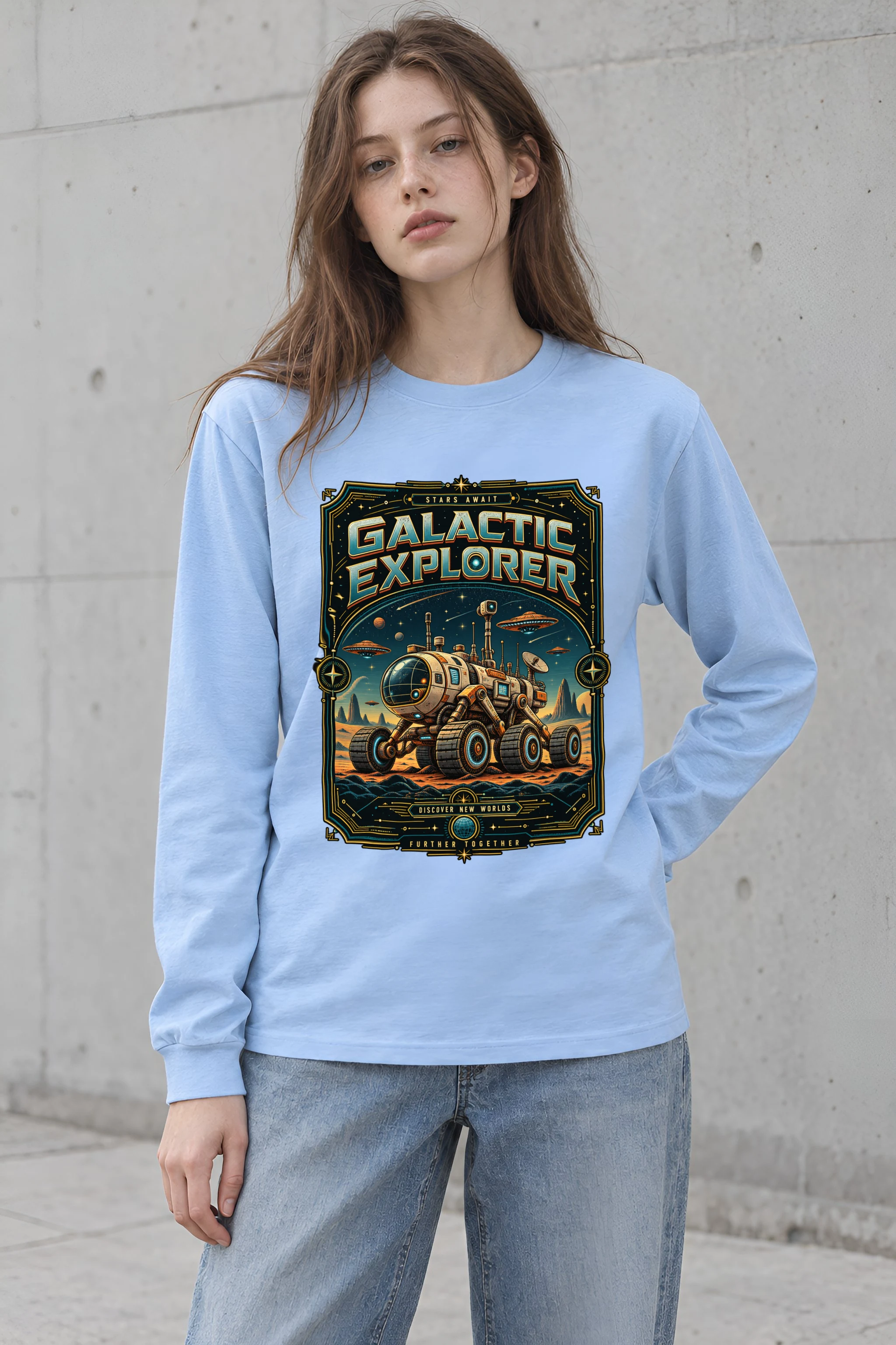 "Galactic Explorer" Unisex Longsleeve T-shirt
