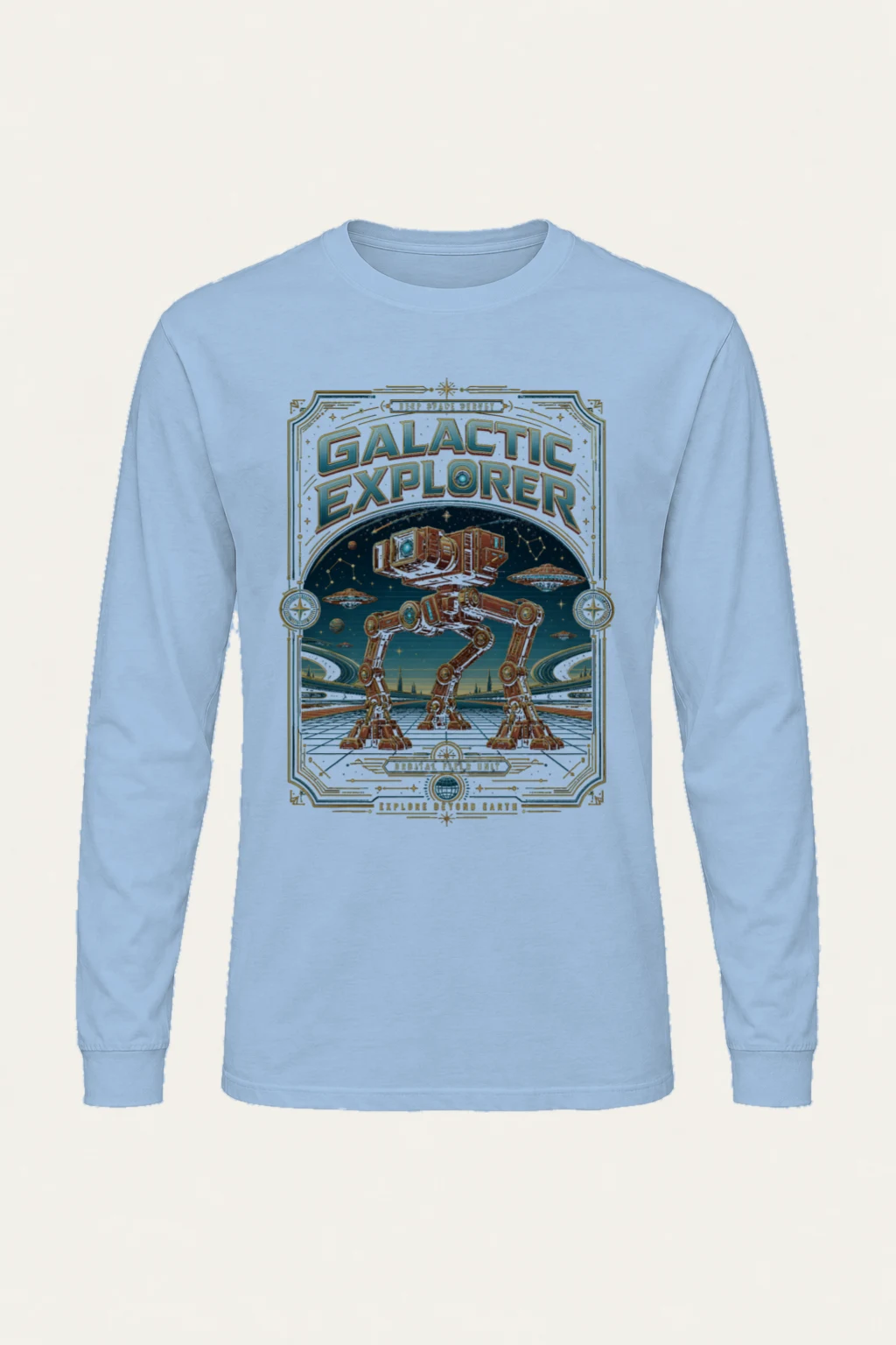 "Galactic Explorer" Unisex Longsleeve T-shirt | Gildan 2400