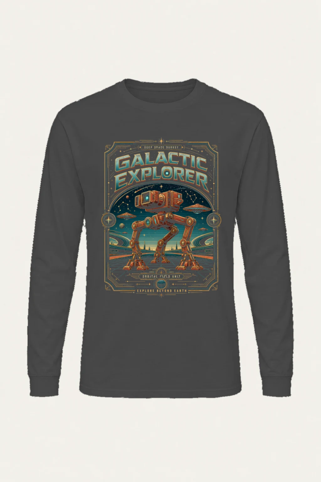 "Galactic Explorer" Unisex Longsleeve T-shirt | Gildan 2400
