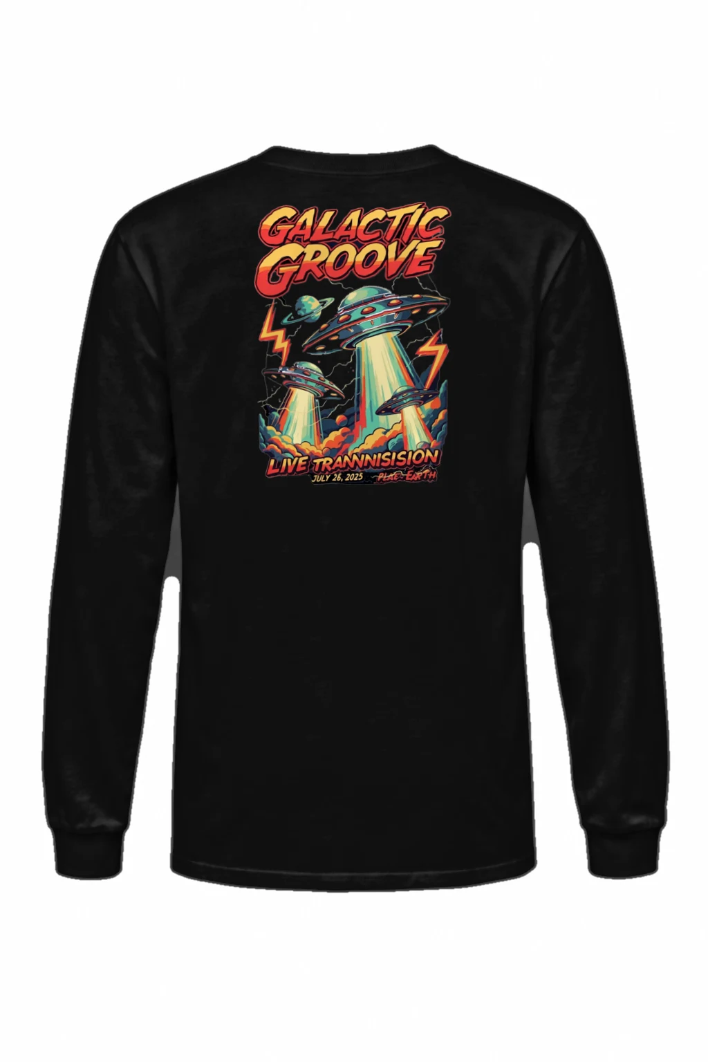 "Galactic Groove" Unisex Longsleeve T-shirt | Gildan 2400