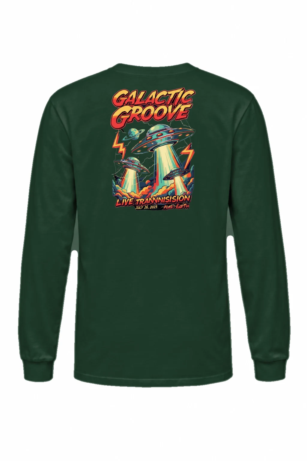 "Galactic Groove" Unisex Longsleeve T-shirt | Gildan 2400