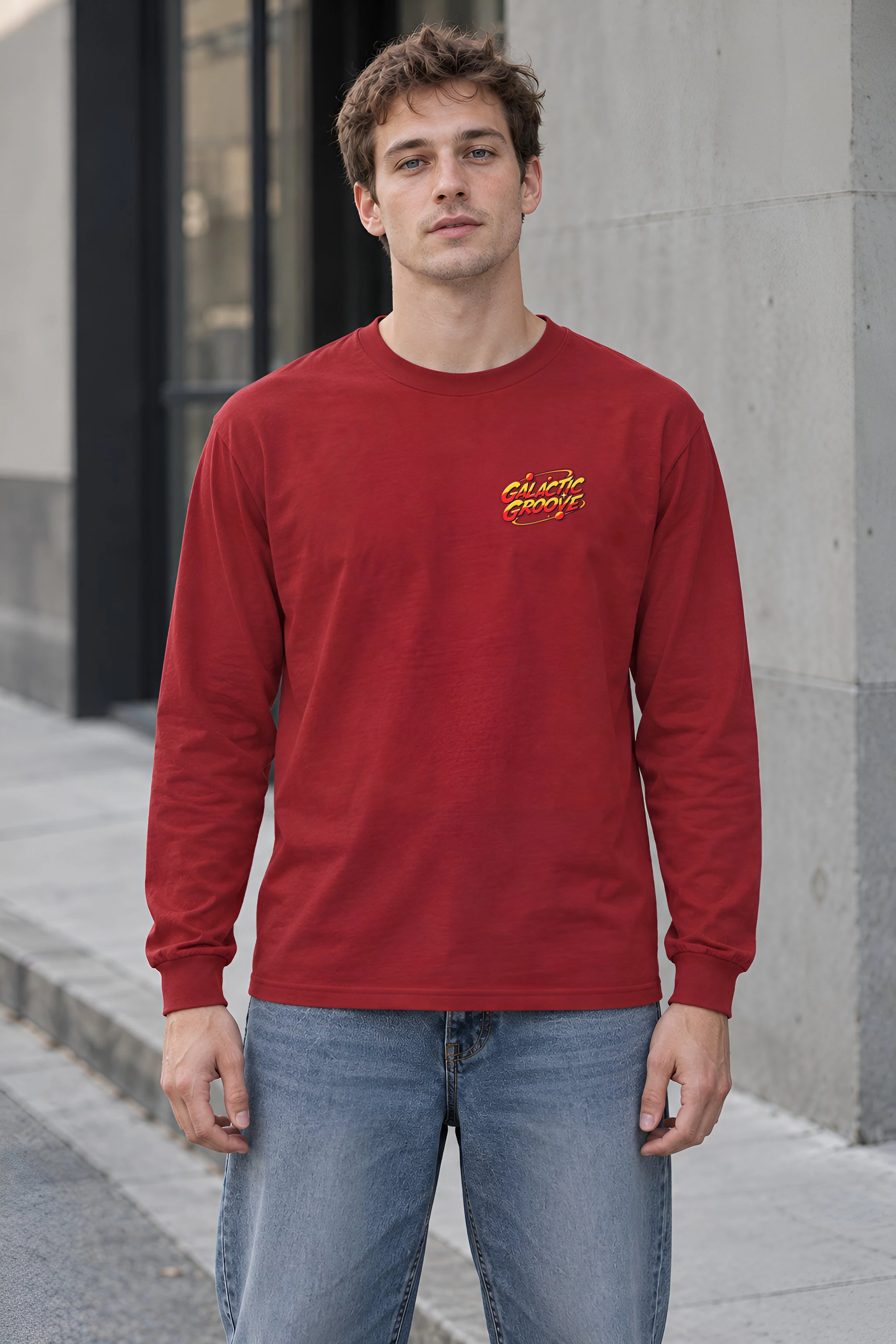 "Galactic Groove" Unisex Longsleeve T-shirt