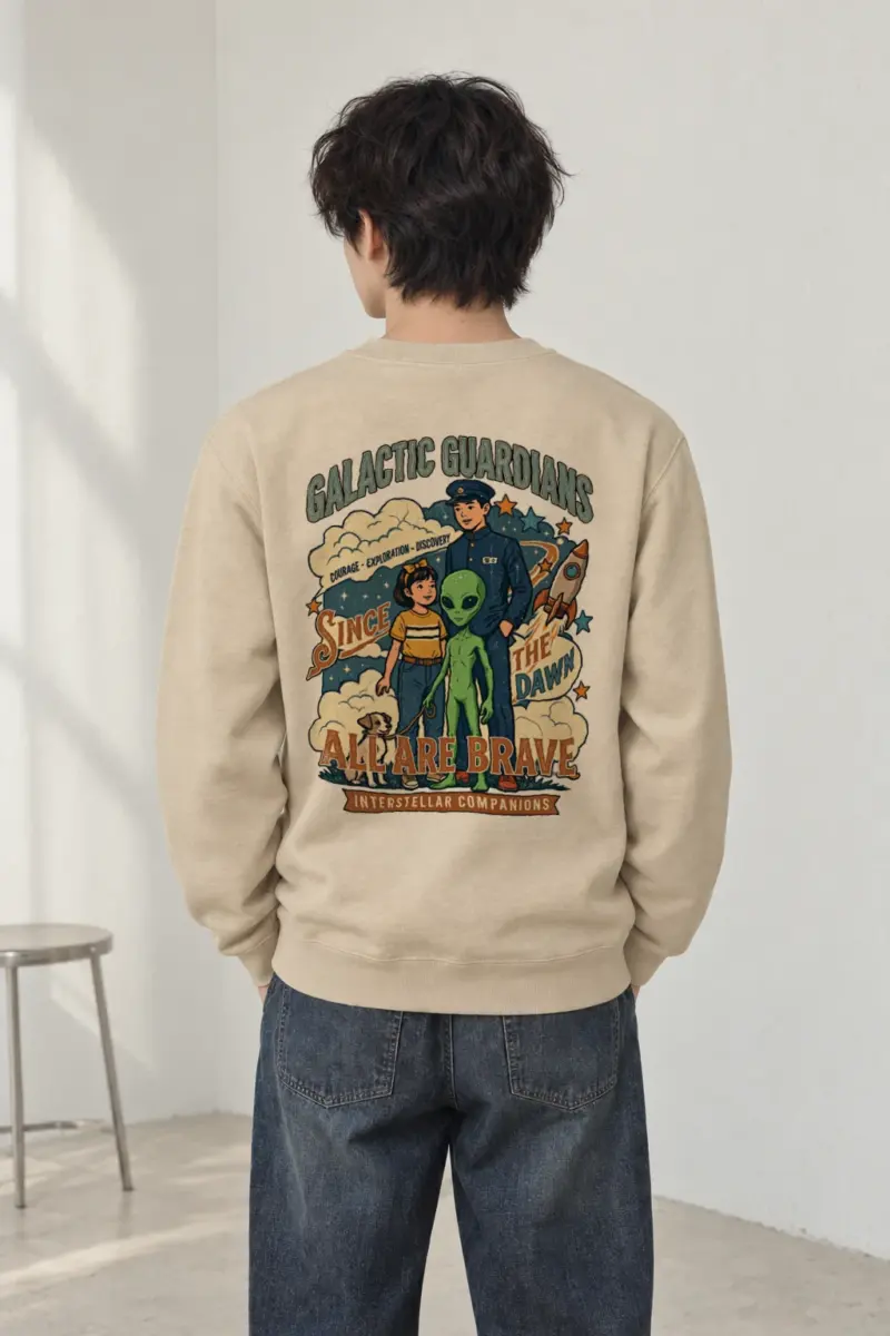 "Galactic Guardians" Heavy Blend Unisex Crewneck Sweatshirt