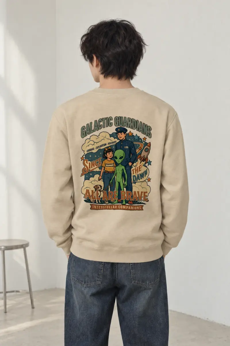"Galactic Guardians" Heavy Blend Unisex Crewneck Sweatshirt