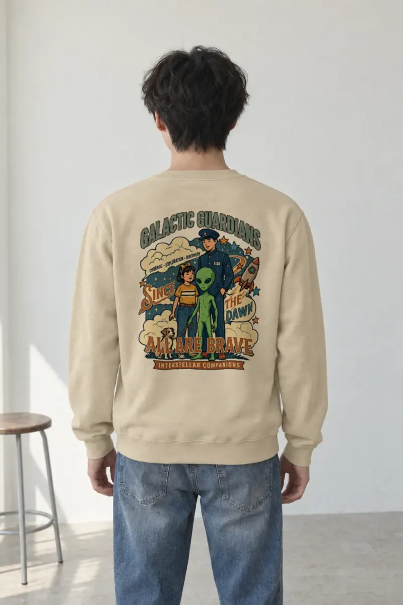 "Galactic Guardians" Heavy Blend Unisex Crewneck Sweatshirt