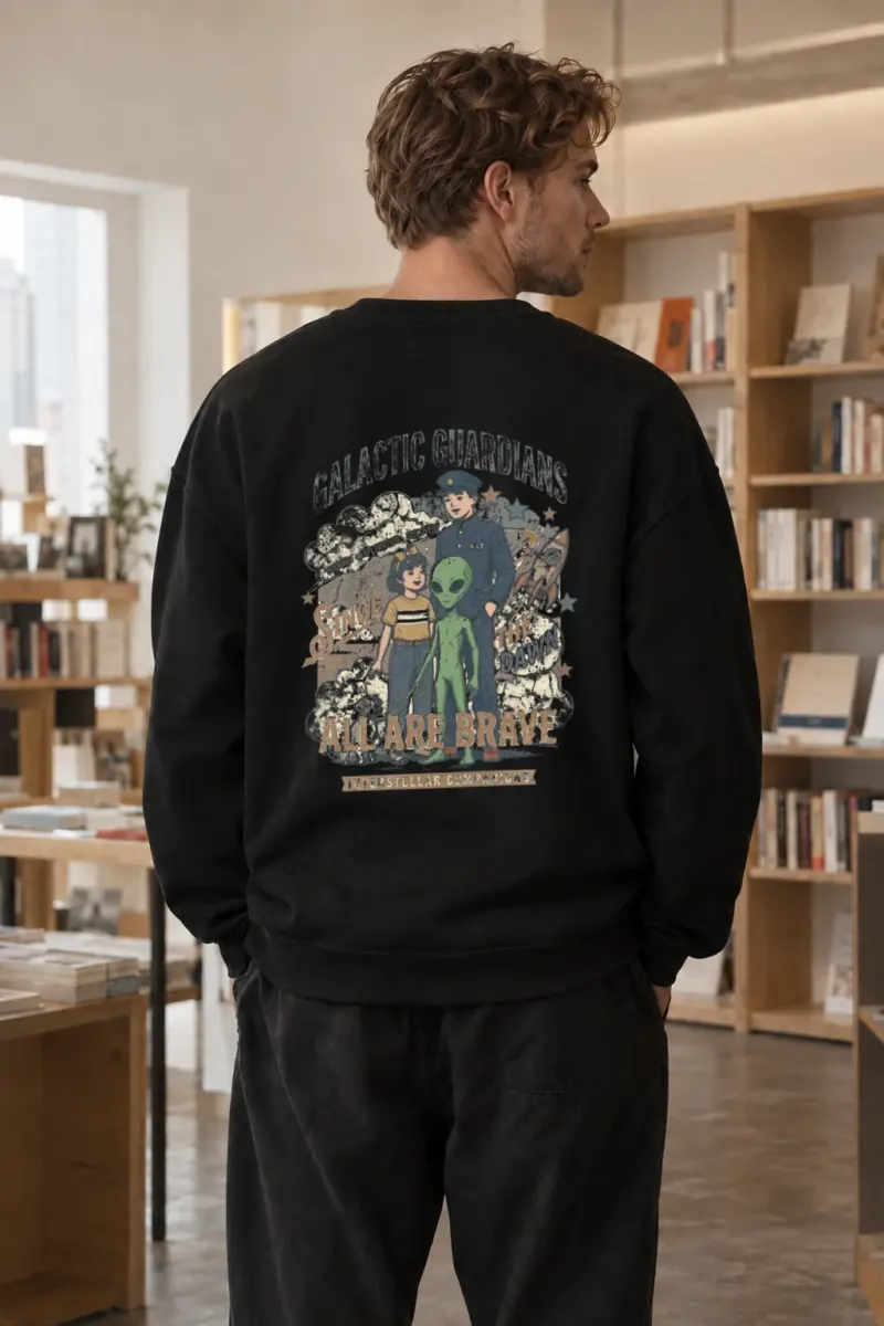 “Galactic Guardians” Heavy Blend Unisex Crewneck Sweatshirt | Gildan 18000