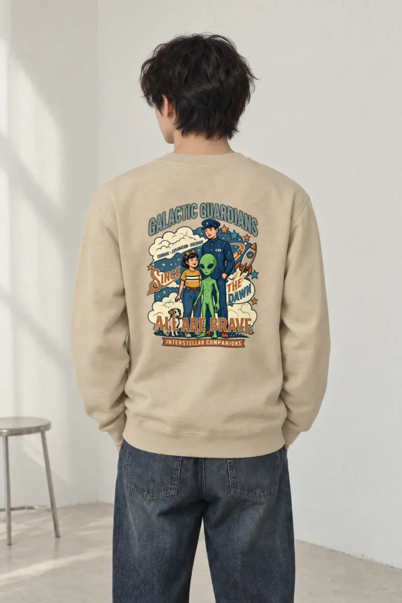 "Galactic Guardians" Heavy Blend Unisex Crewneck Sweatshirt