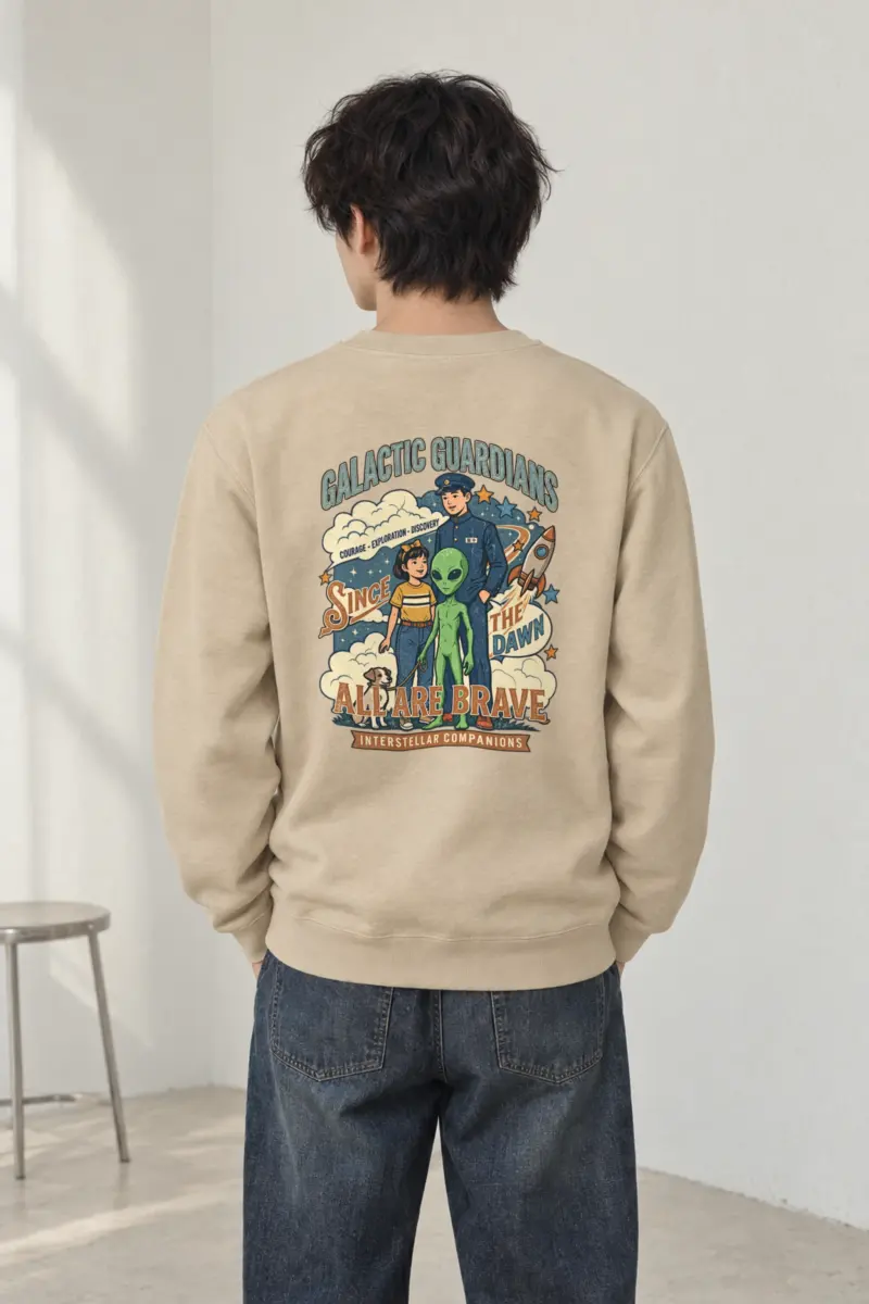 "Galactic Guardians" Heavy Blend Unisex Crewneck Sweatshirt