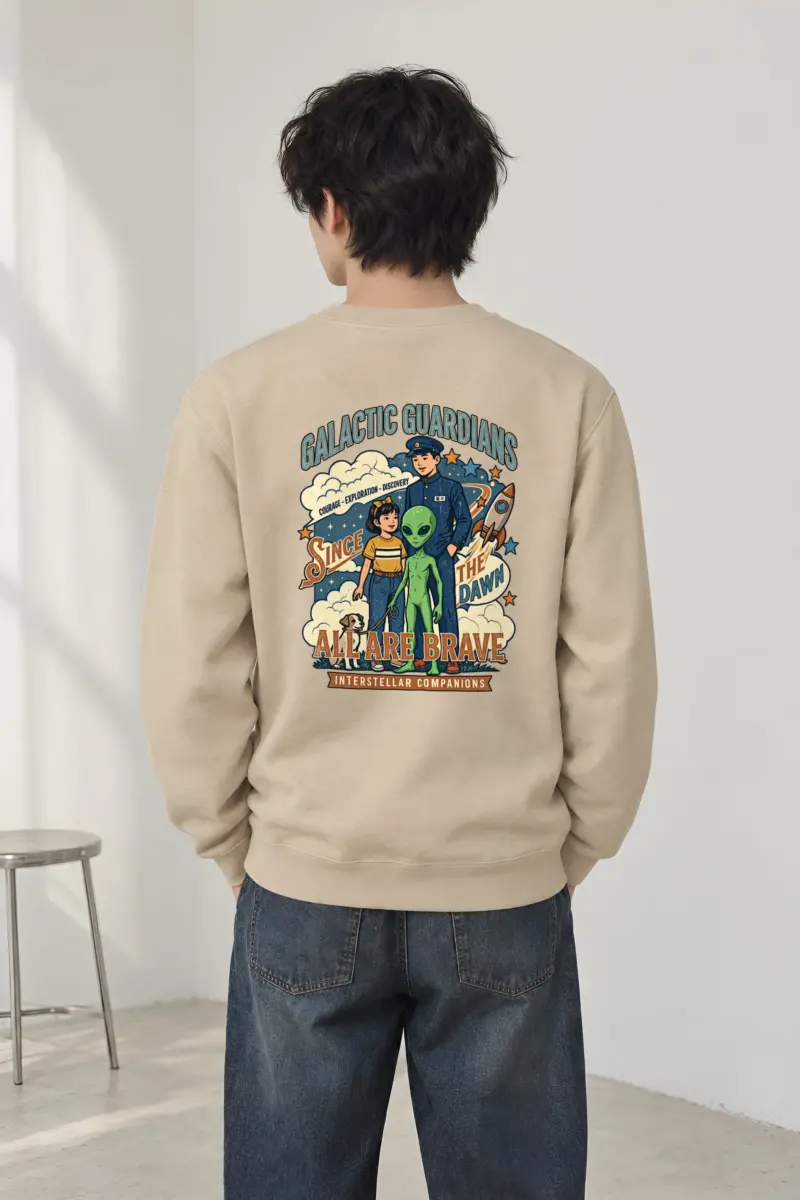 "Galactic Guardians" Heavy Blend Unisex Crewneck Sweatshirt
