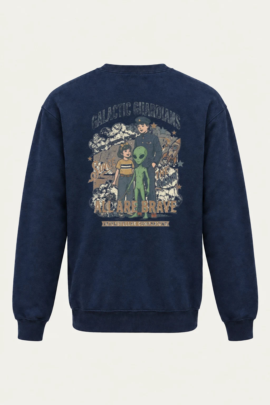 "Galactic Guardians" Heavy Blend Unisex Crewneck Sweatshirt | Gildan 18000