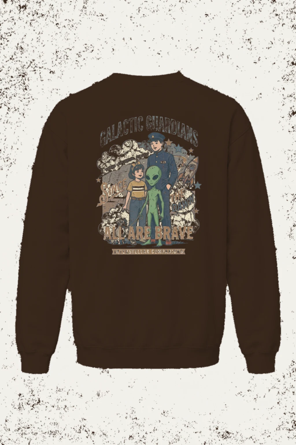 "Galactic Guardians" Heavy Blend Unisex Crewneck Sweatshirt | Gildan 18000