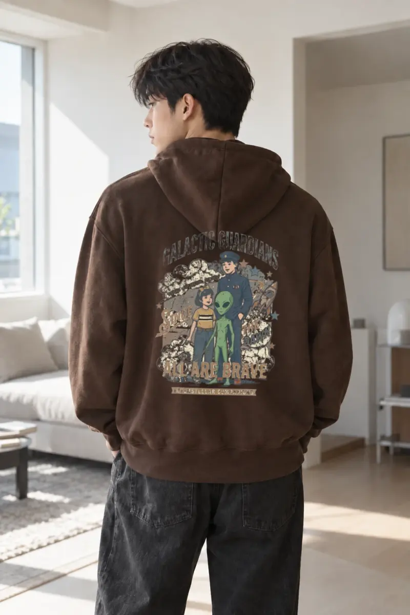 "Galactic Guardians" Heavy Blend Unisex Pullover Hoodie | Gildan 18500