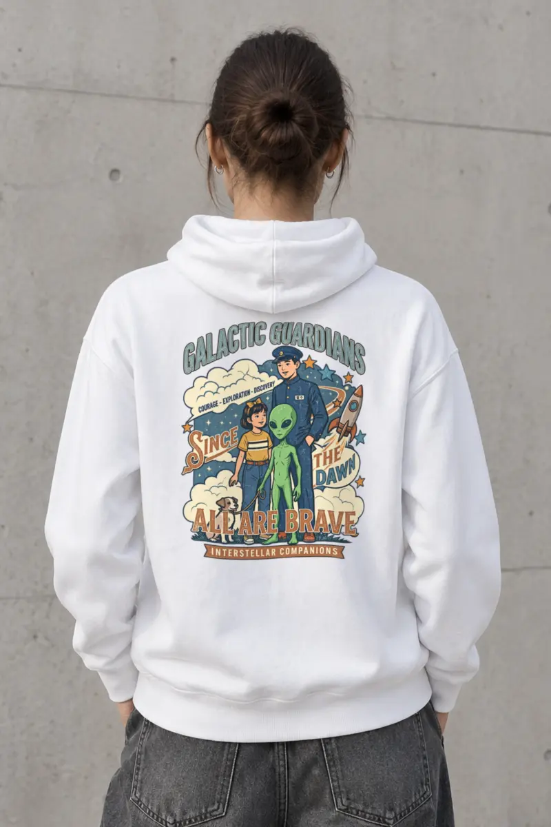 "Galactic Guardians" Heavy Blend Unisex Pullover Hoodie