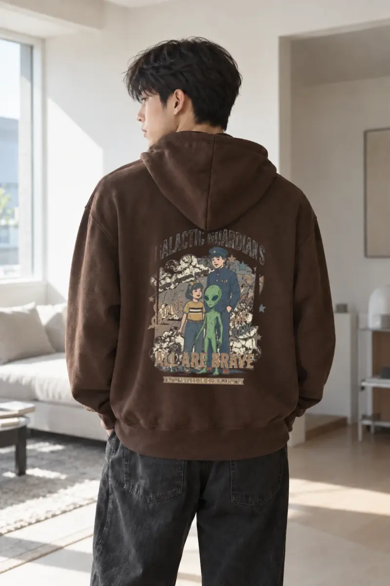 “Galactic Guardians” Heavy Blend Unisex Pullover Hoodie | Gildan 18500