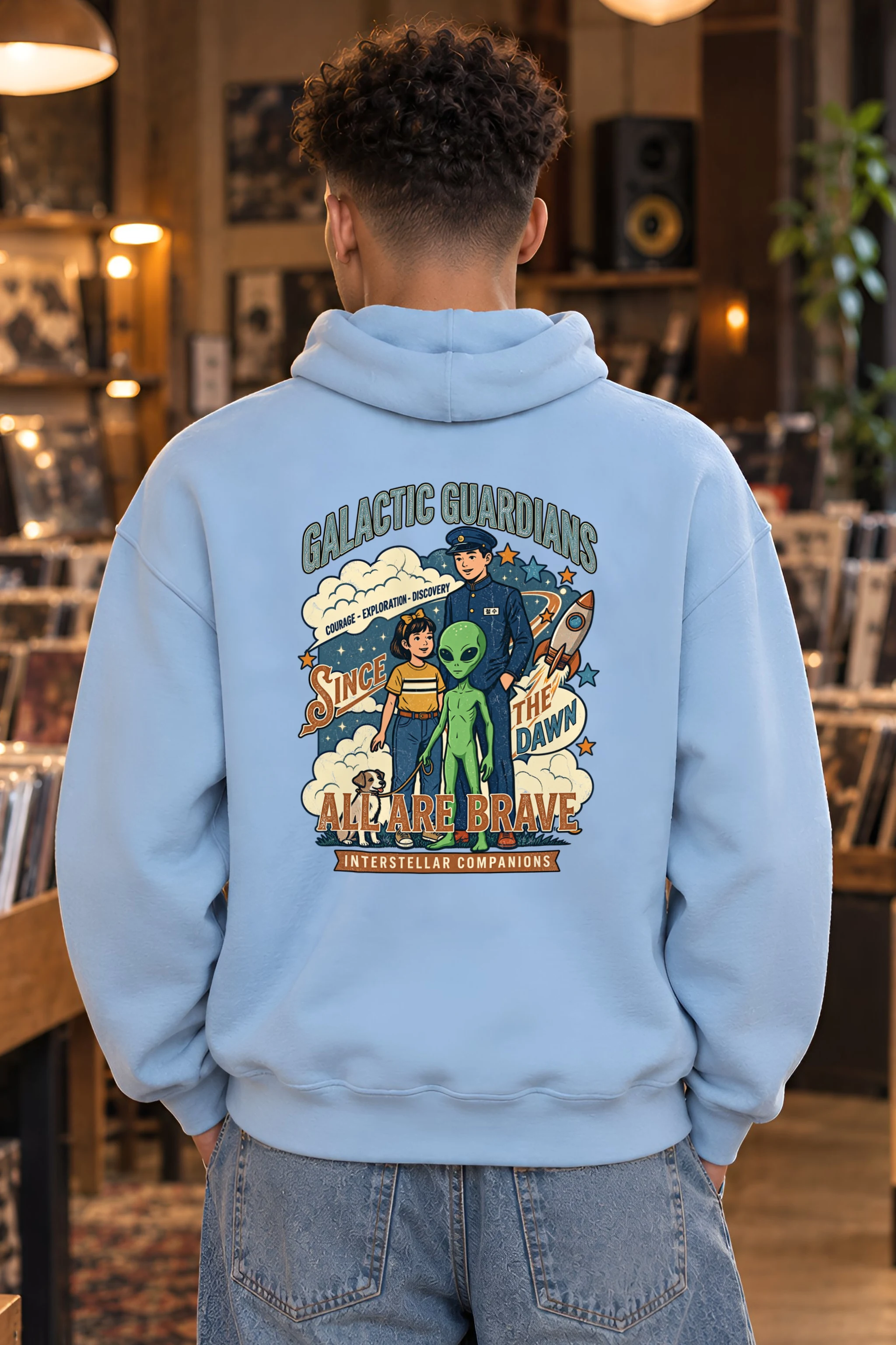 "Galactic Guardians" Unisex Pullover Hoodie