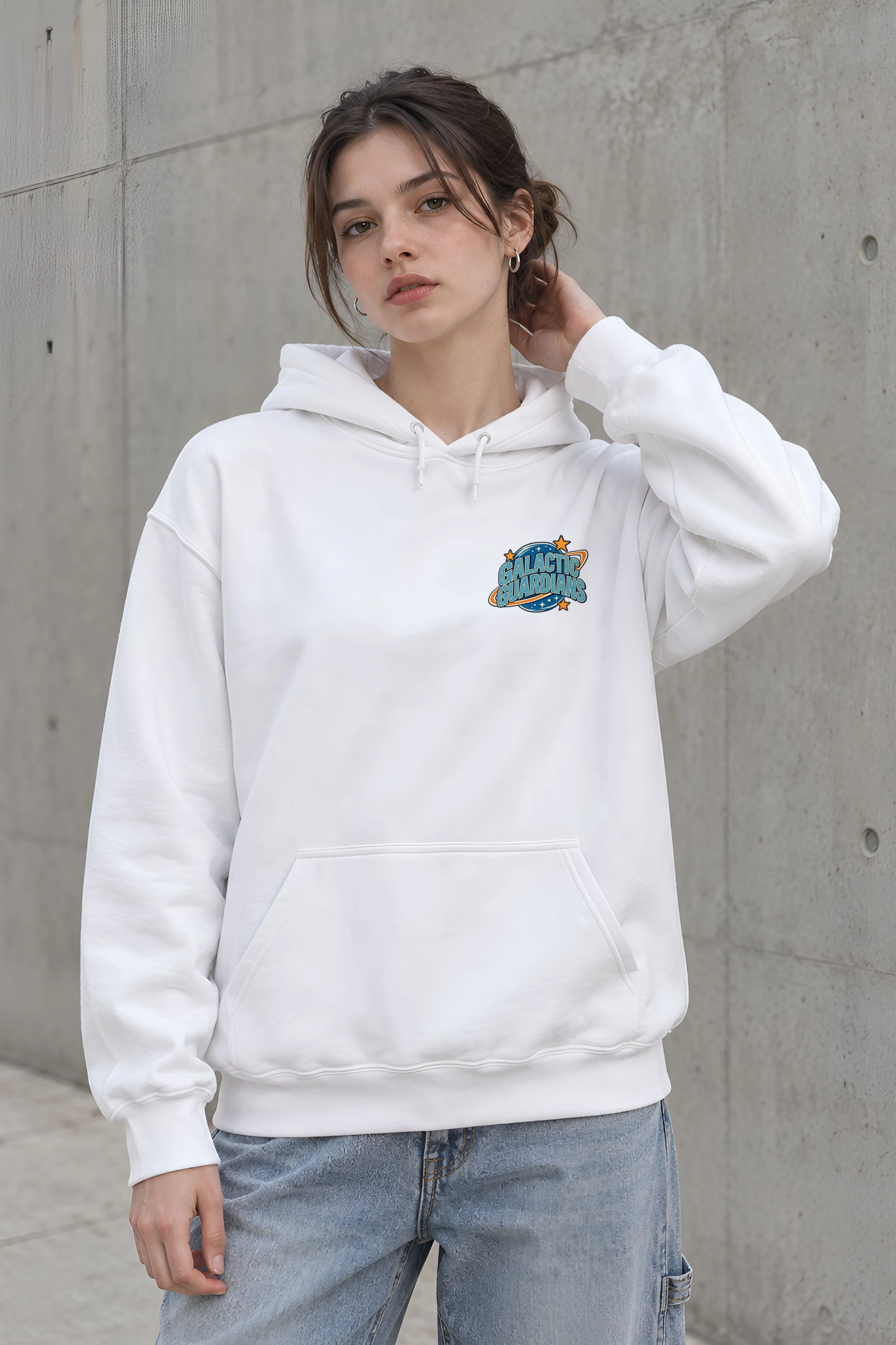 "Galactic Guardians" Unisex Pullover Hoodie