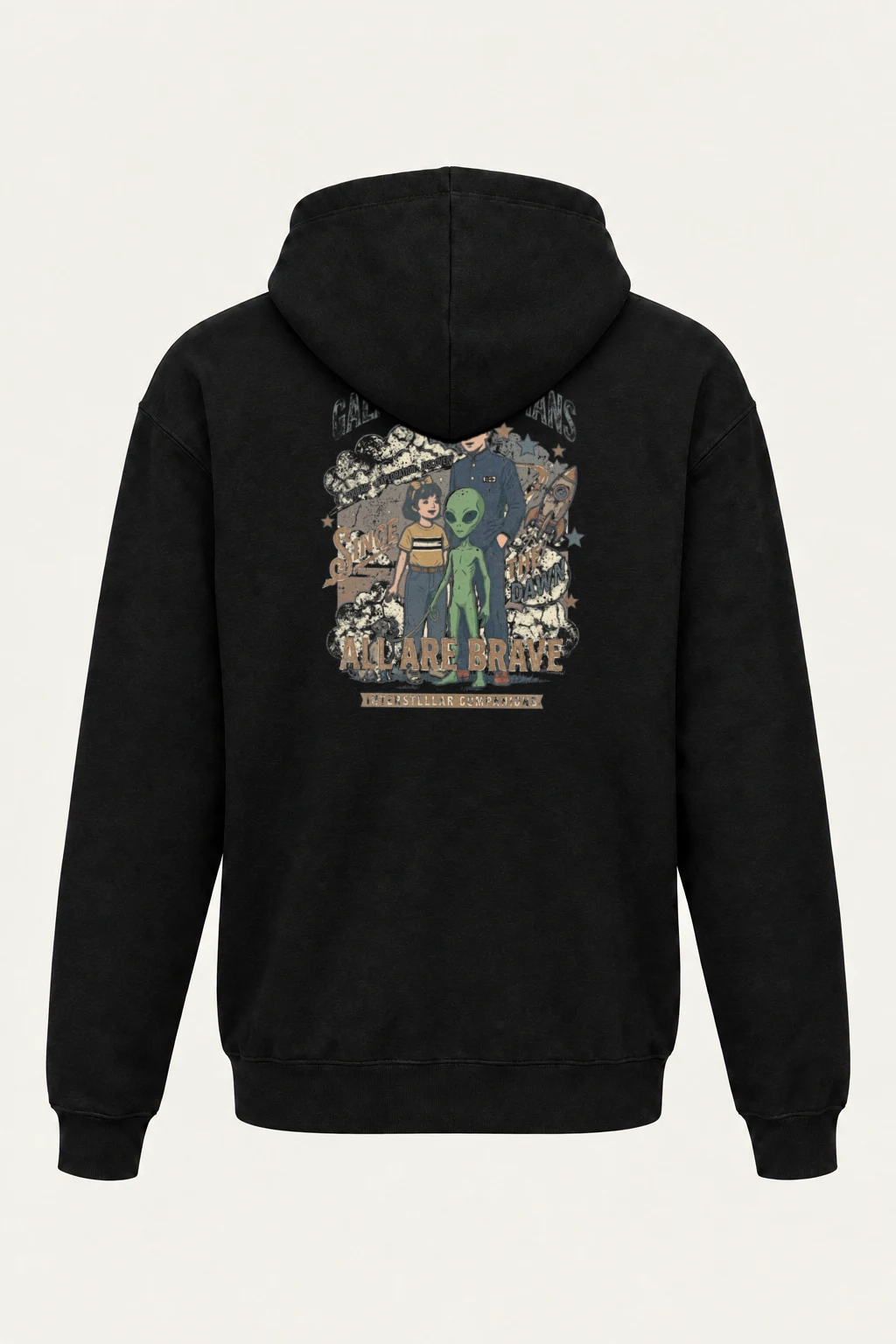 "Galactic Guardians" Heavy Blend Unisex Pullover Hoodie | Gildan 18500