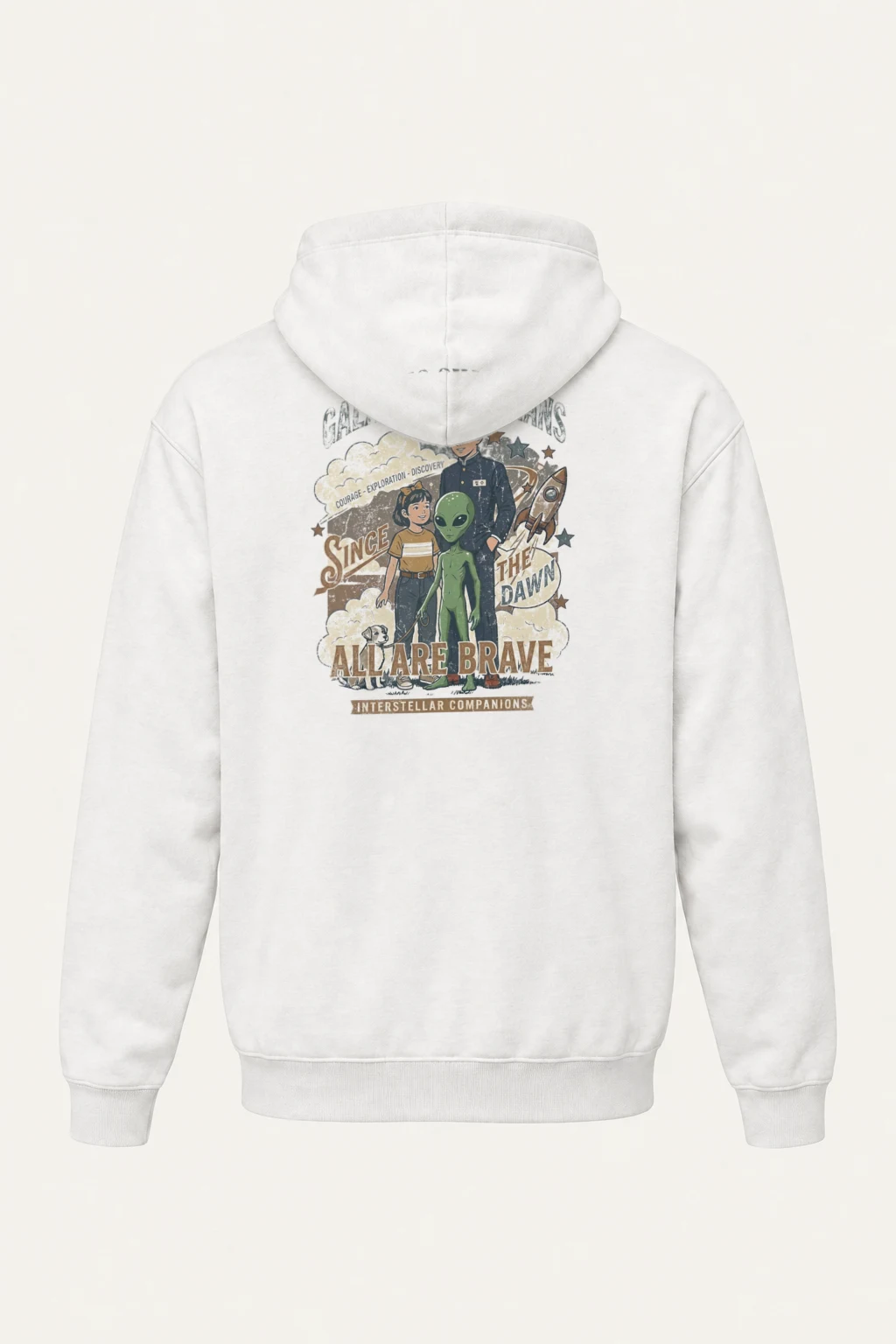 "Galactic Guardians" Heavy Blend Unisex Pullover Hoodie | Gildan 18500