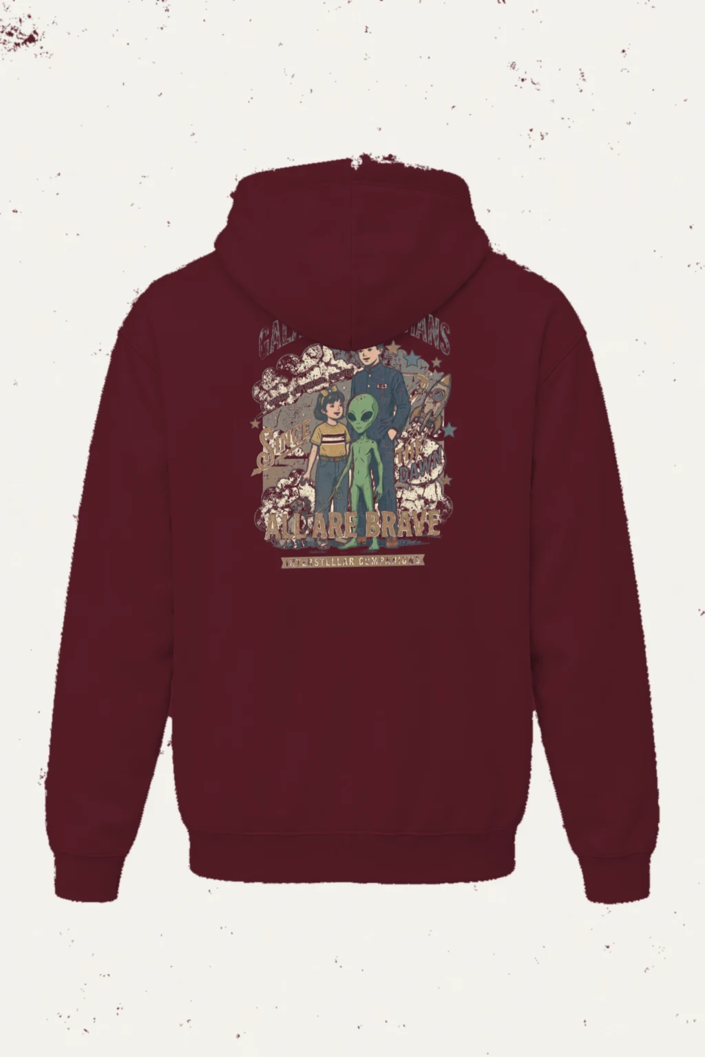 "Galactic Guardians" Heavy Blend Unisex Pullover Hoodie | Gildan 18500