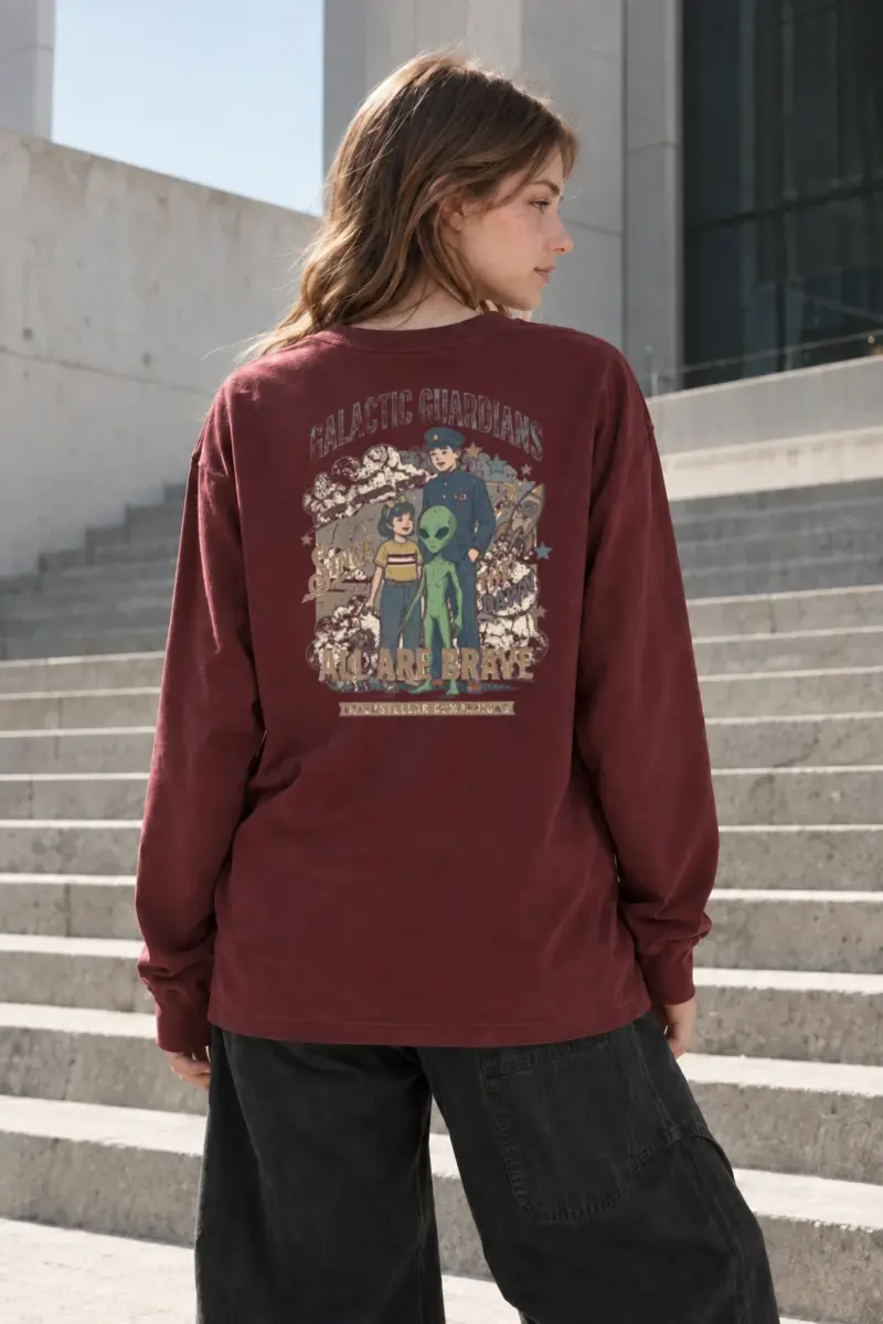 "Galactic Guardians" Unisex Longsleeve T-shirt | Gildan 2400