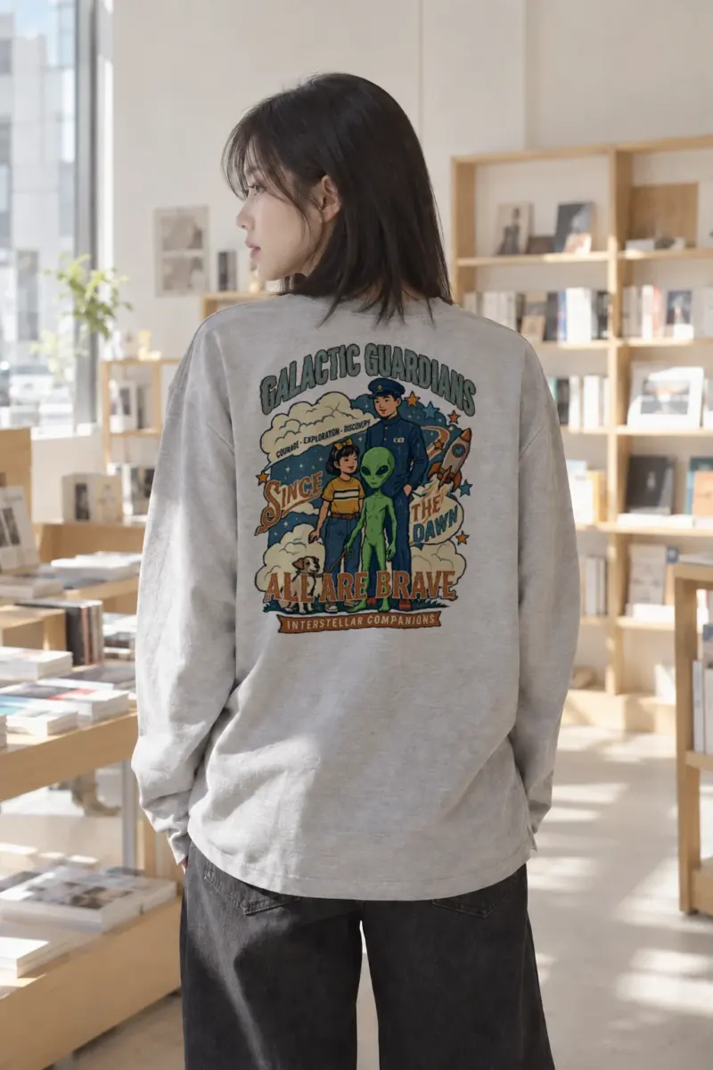 "Galactic Guardians" Unisex Longsleeve T-shirt | Gildan 2400