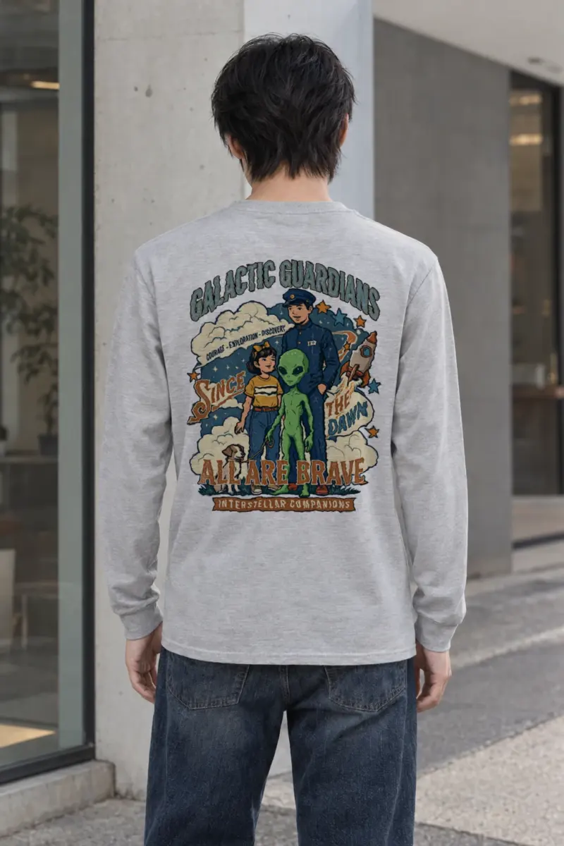 "Galactic Guardians" Unisex Longsleeve T-shirt