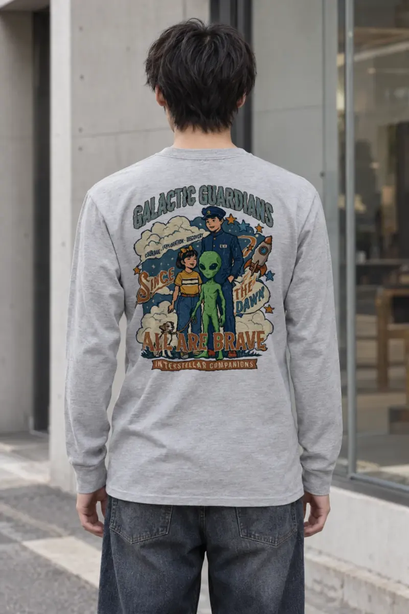 "Galactic Guardians" Unisex Longsleeve T-shirt