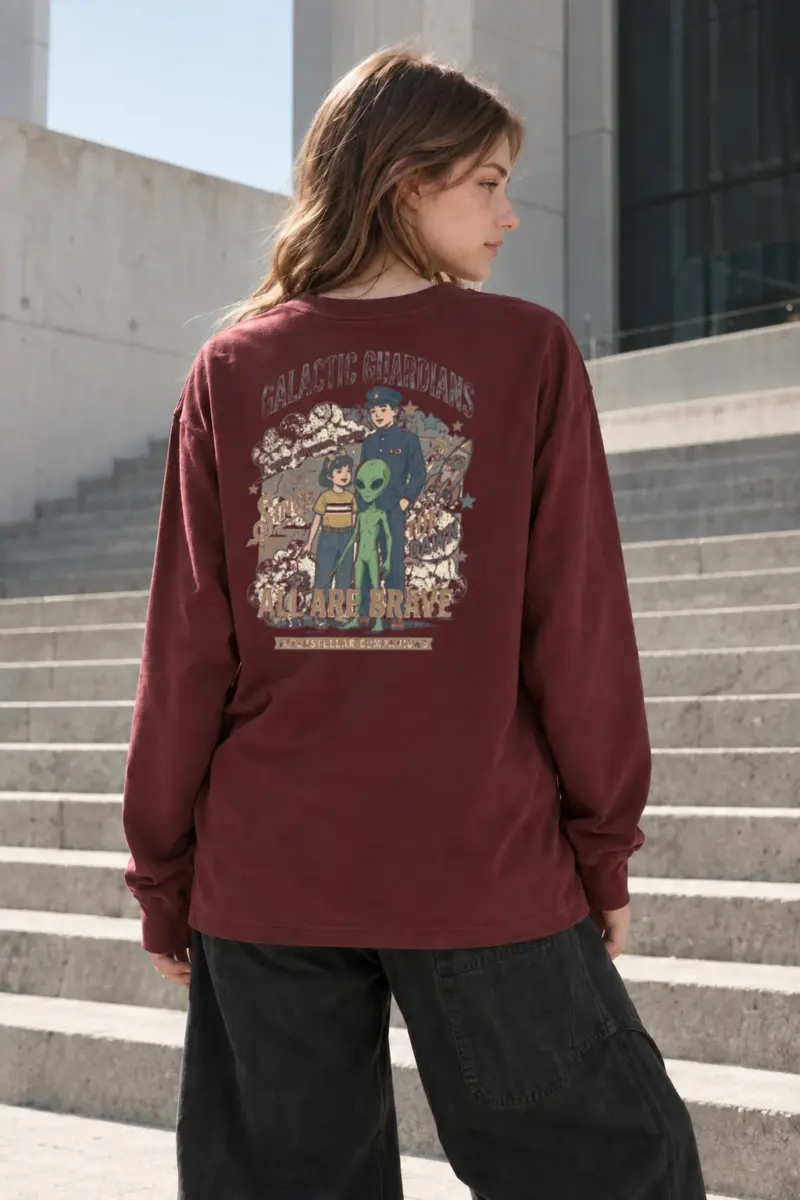 “Galactic Guardians” Unisex Longsleeve T-shirt | Gildan 2400