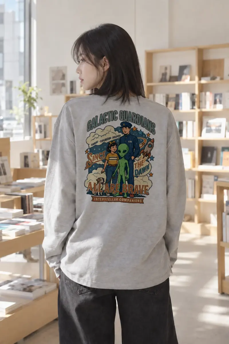 "Galactic Guardians" Unisex Longsleeve T-shirt | Gildan 2400