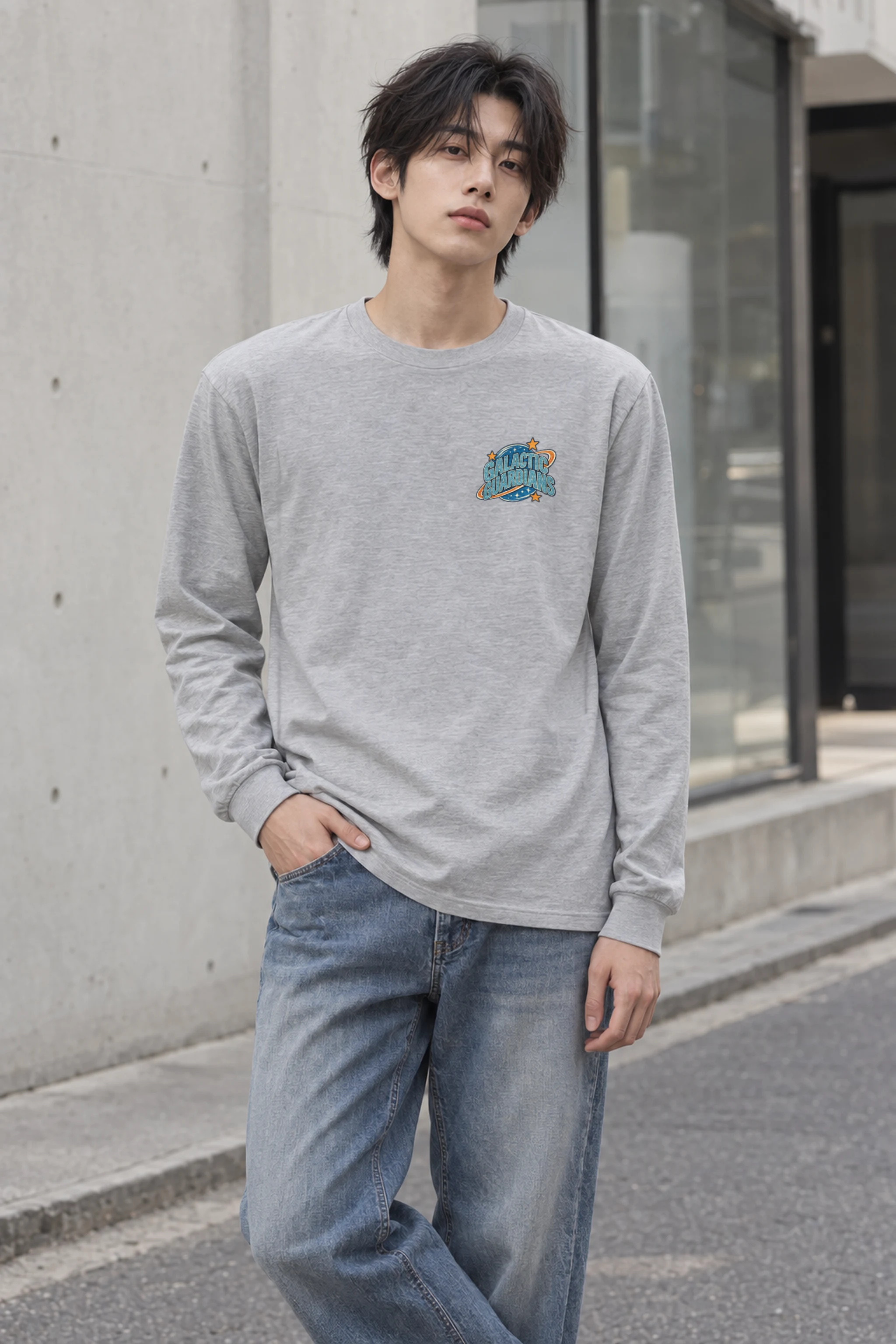 "Galactic Guardians" Unisex Longsleeve T-shirt
