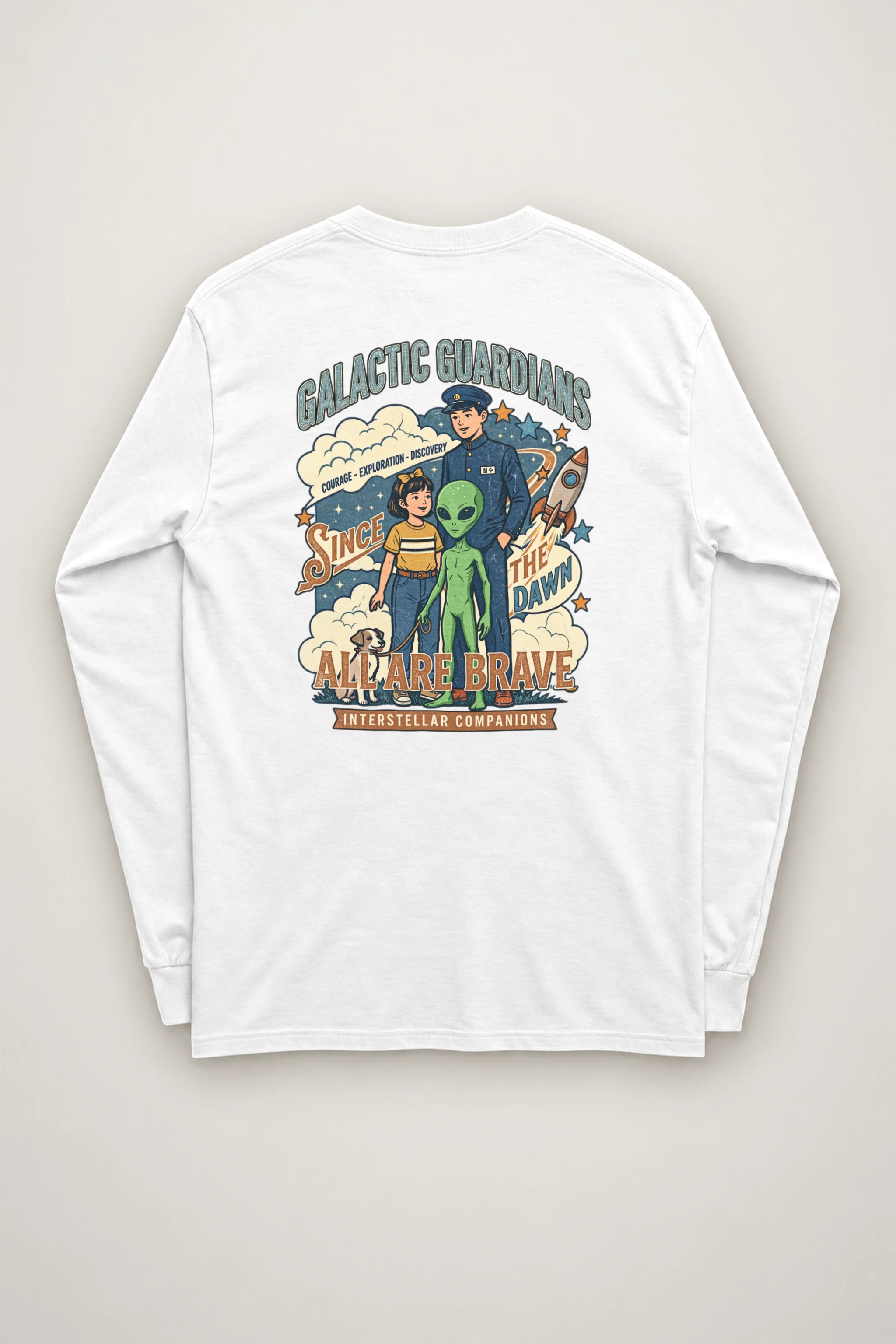 "Galactic Guardians" Unisex Longsleeve T-shirt
