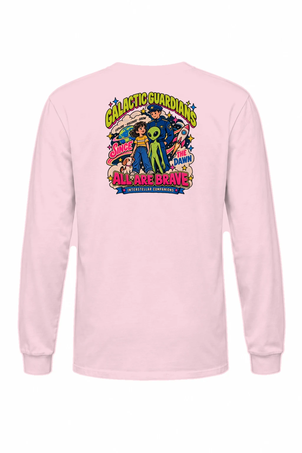 "Galactic Guardians" Unisex Longsleeve T-shirt | Gildan 2400