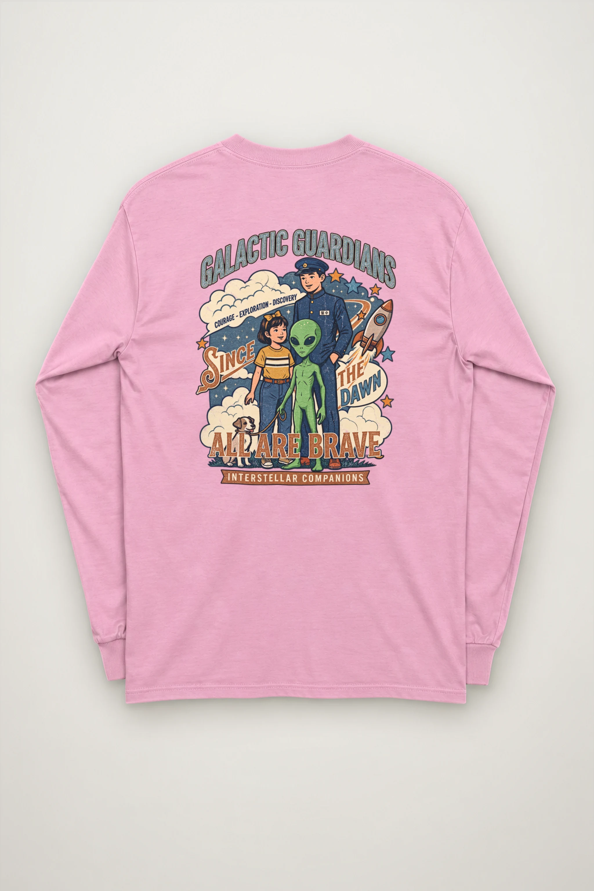 "Galactic Guardians" Unisex Longsleeve T-shirt
