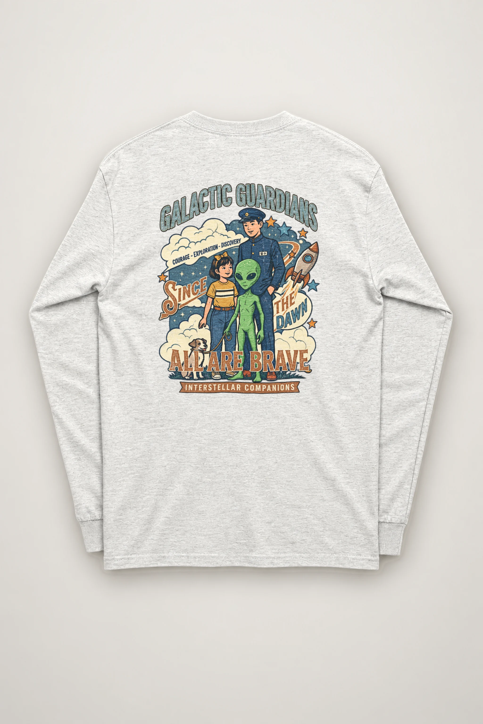 "Galactic Guardians" Unisex Longsleeve T-shirt