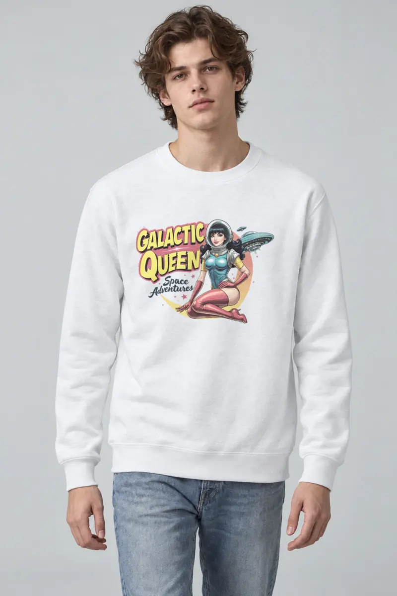 "Galactic Queen Adventures" Heavy Blend Unisex Crewneck Sweatshirt