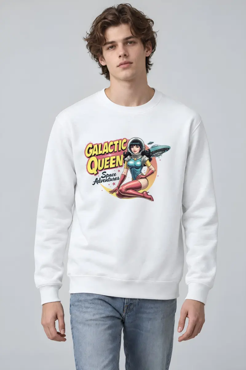 "Galactic Queen Adventures" Heavy Blend Unisex Crewneck Sweatshirt