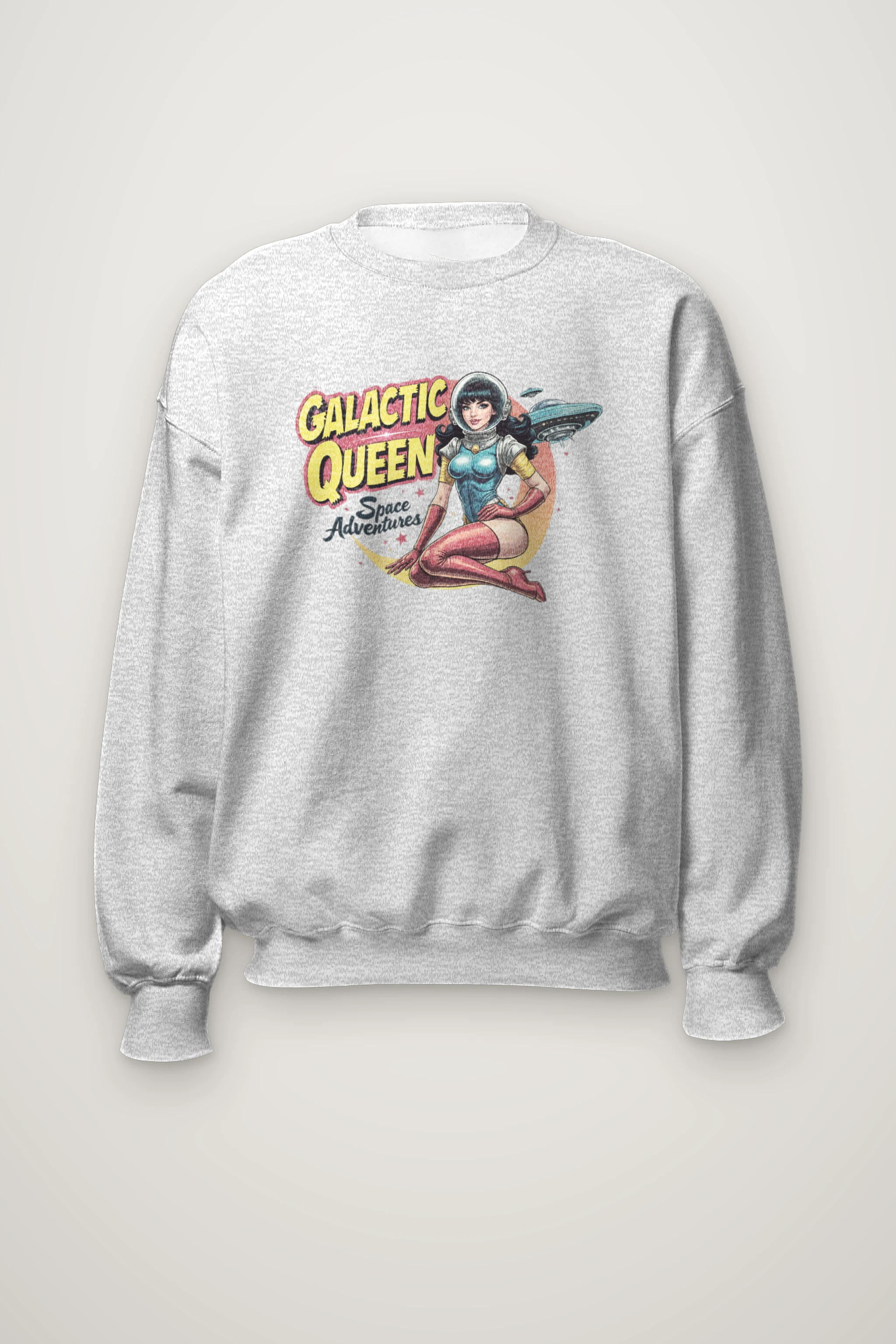 "Galactic Queen Adventures" Heavy Blend Unisex Crewneck Sweatshirt