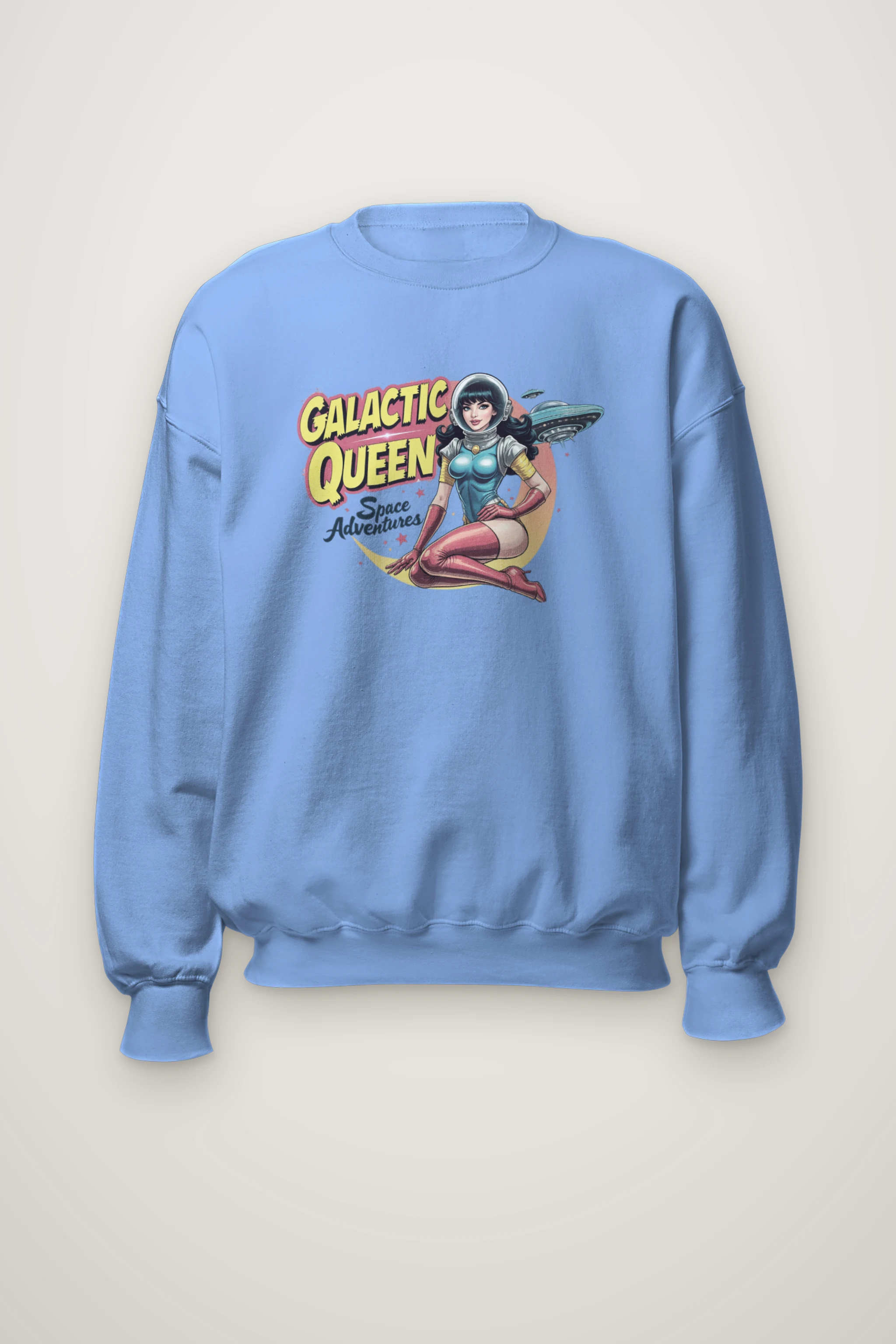 "Galactic Queen Adventures" Heavy Blend Unisex Crewneck Sweatshirt