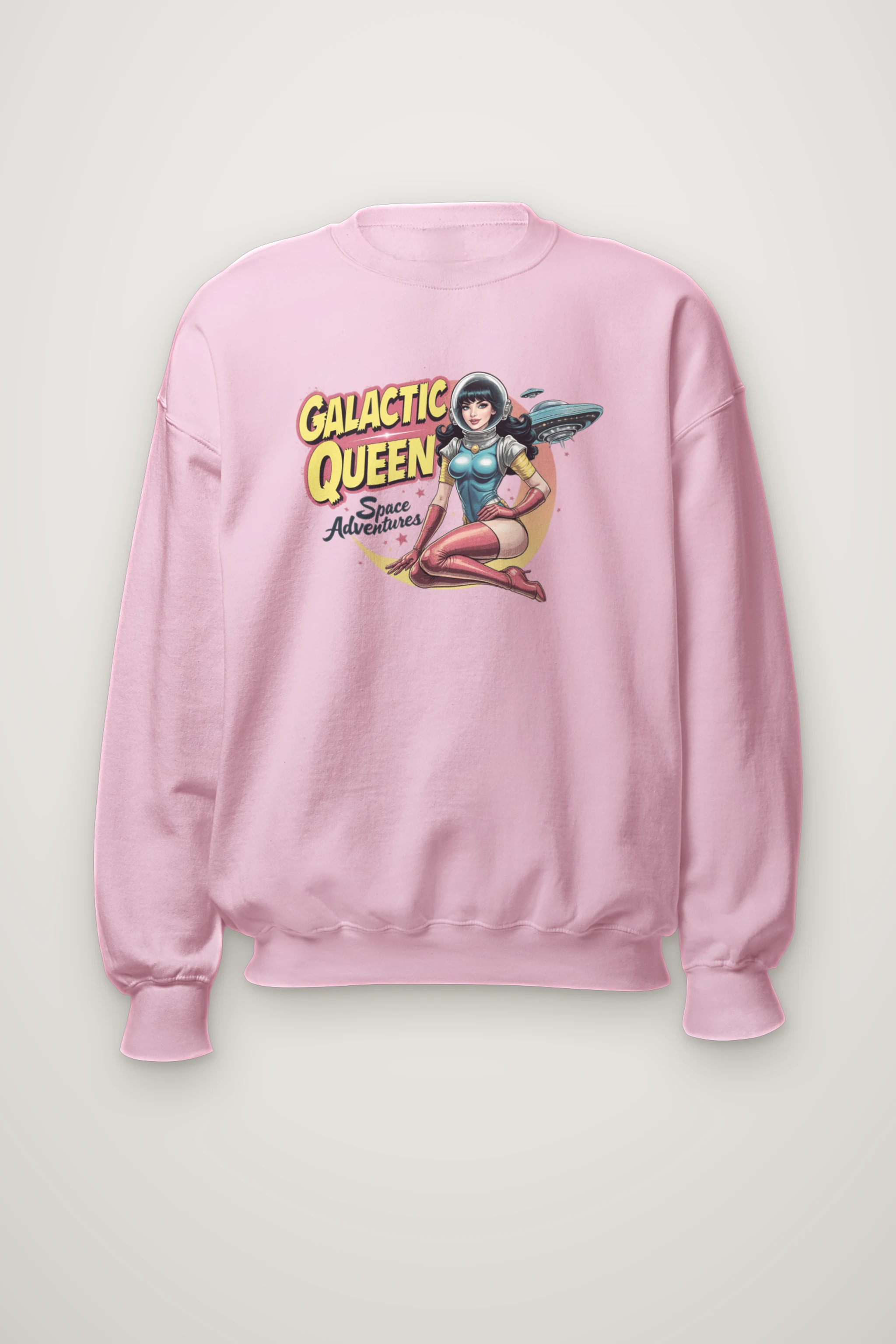 "Galactic Queen Adventures" Heavy Blend Unisex Crewneck Sweatshirt
