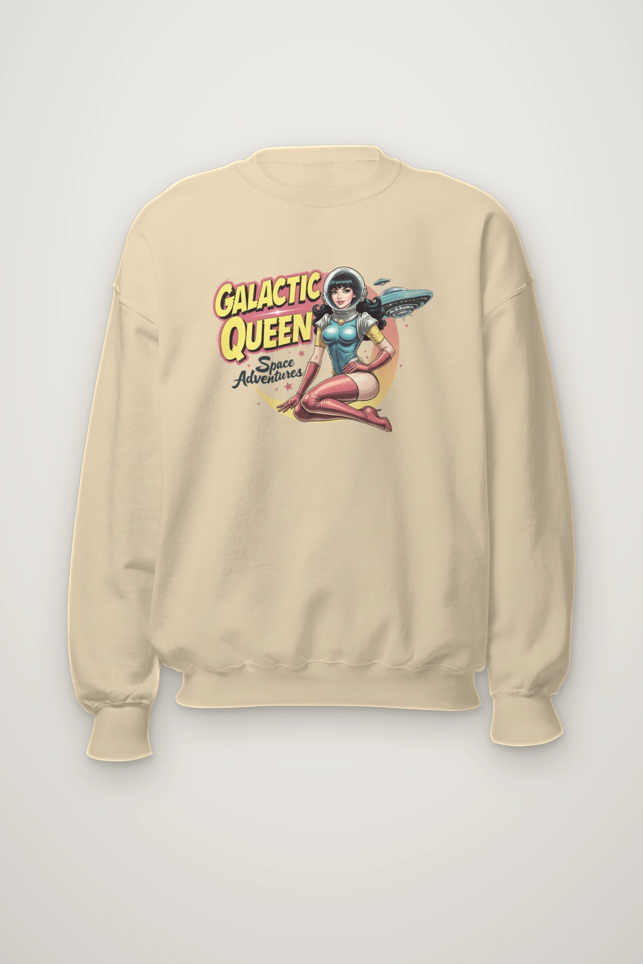 "Galactic Queen Adventures" Heavy Blend Unisex Crewneck Sweatshirt