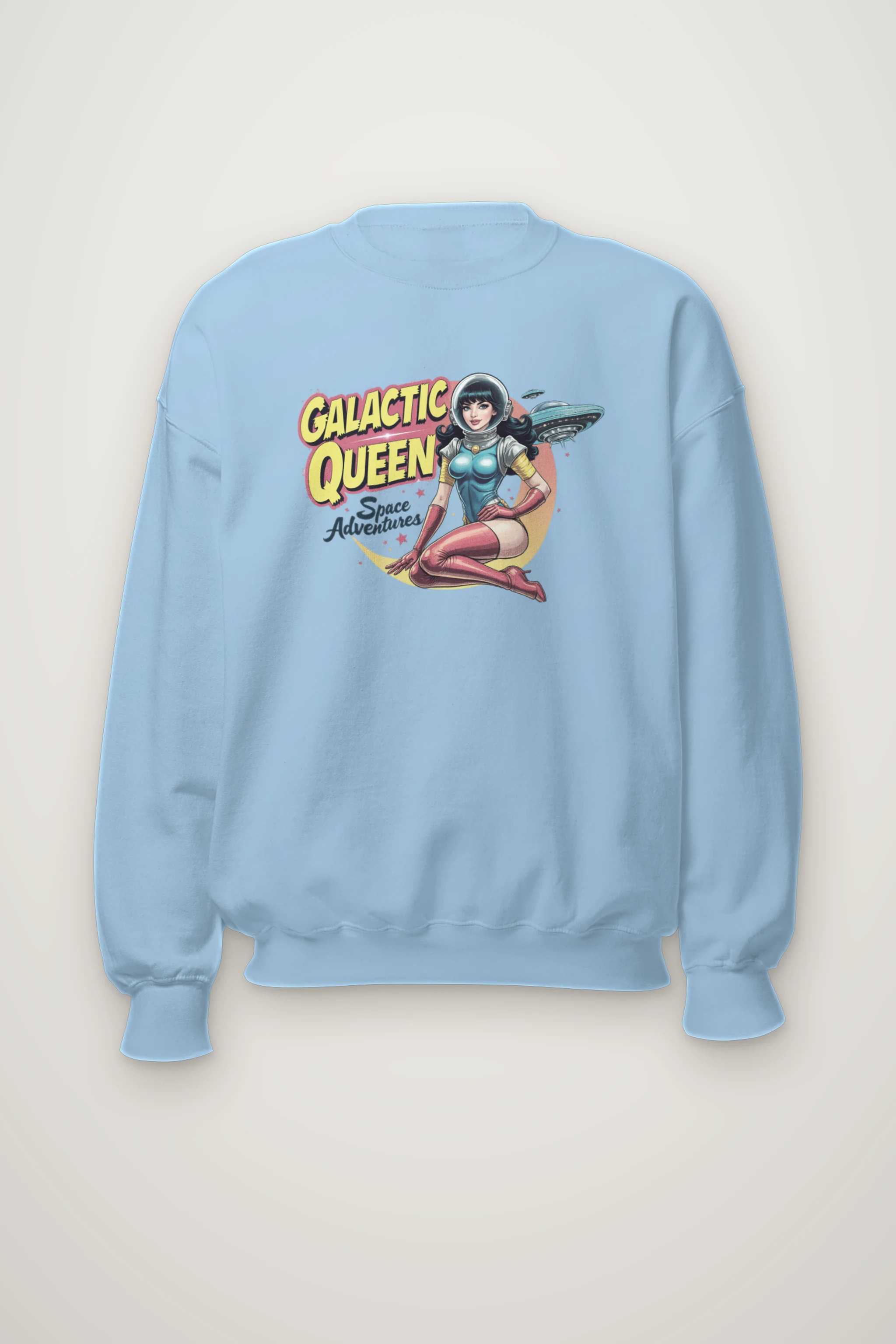 "Galactic Queen Adventures" Heavy Blend Unisex Crewneck Sweatshirt