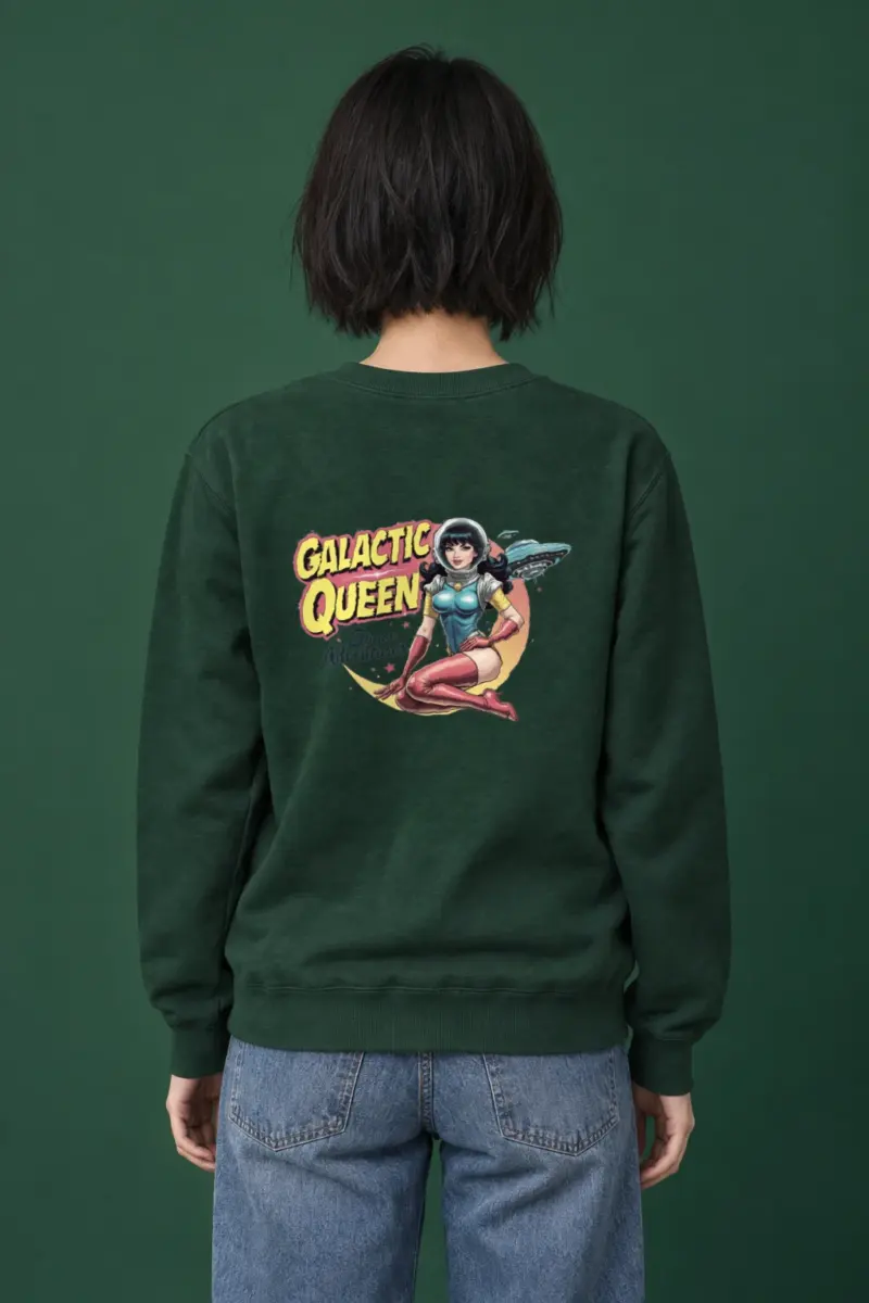 "Galactic Queen" Heavy Blend Unisex Crewneck Sweatshirt