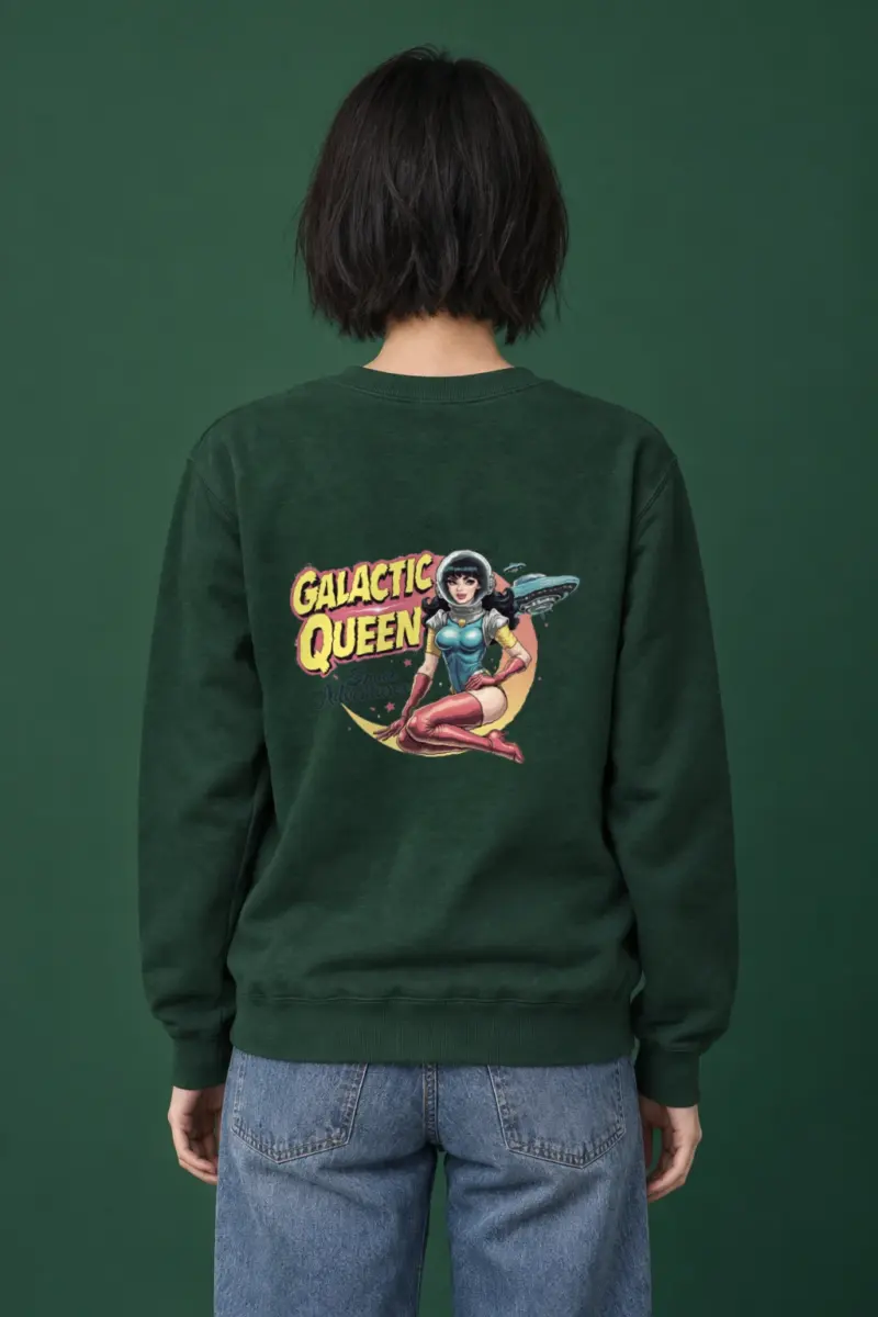 "Galactic Queen" Heavy Blend Unisex Crewneck Sweatshirt