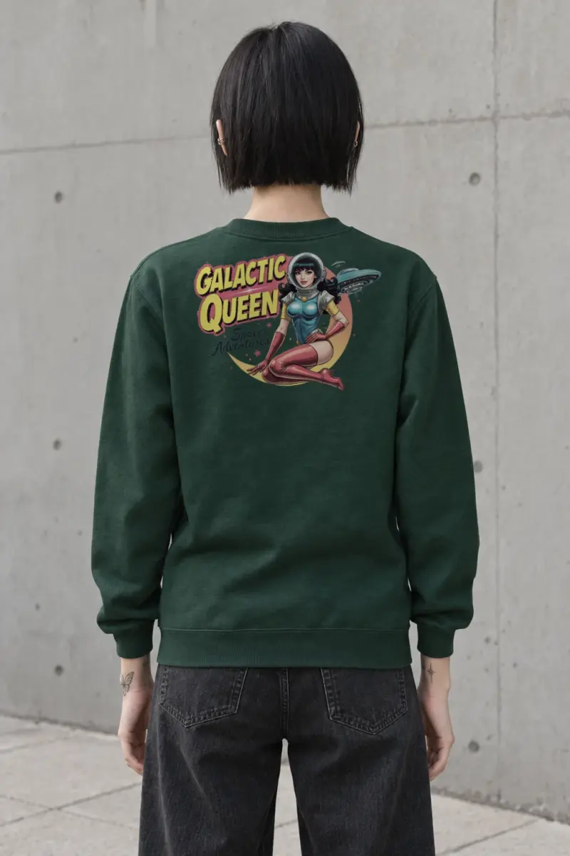 "Galactic Queen" Heavy Blend Unisex Crewneck Sweatshirt