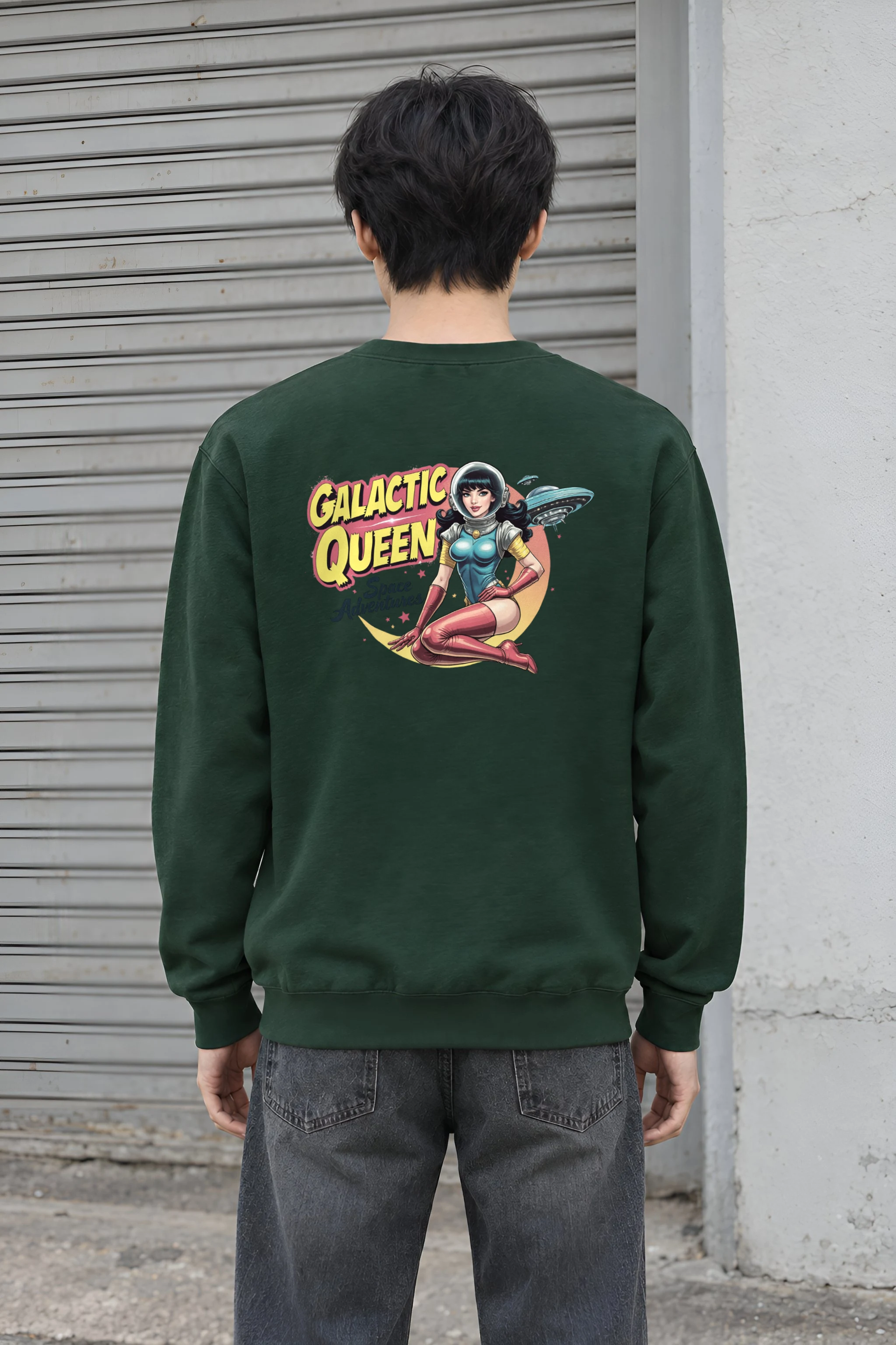 "Galactic Queen" Heavy Blend Unisex Crewneck Sweatshirt