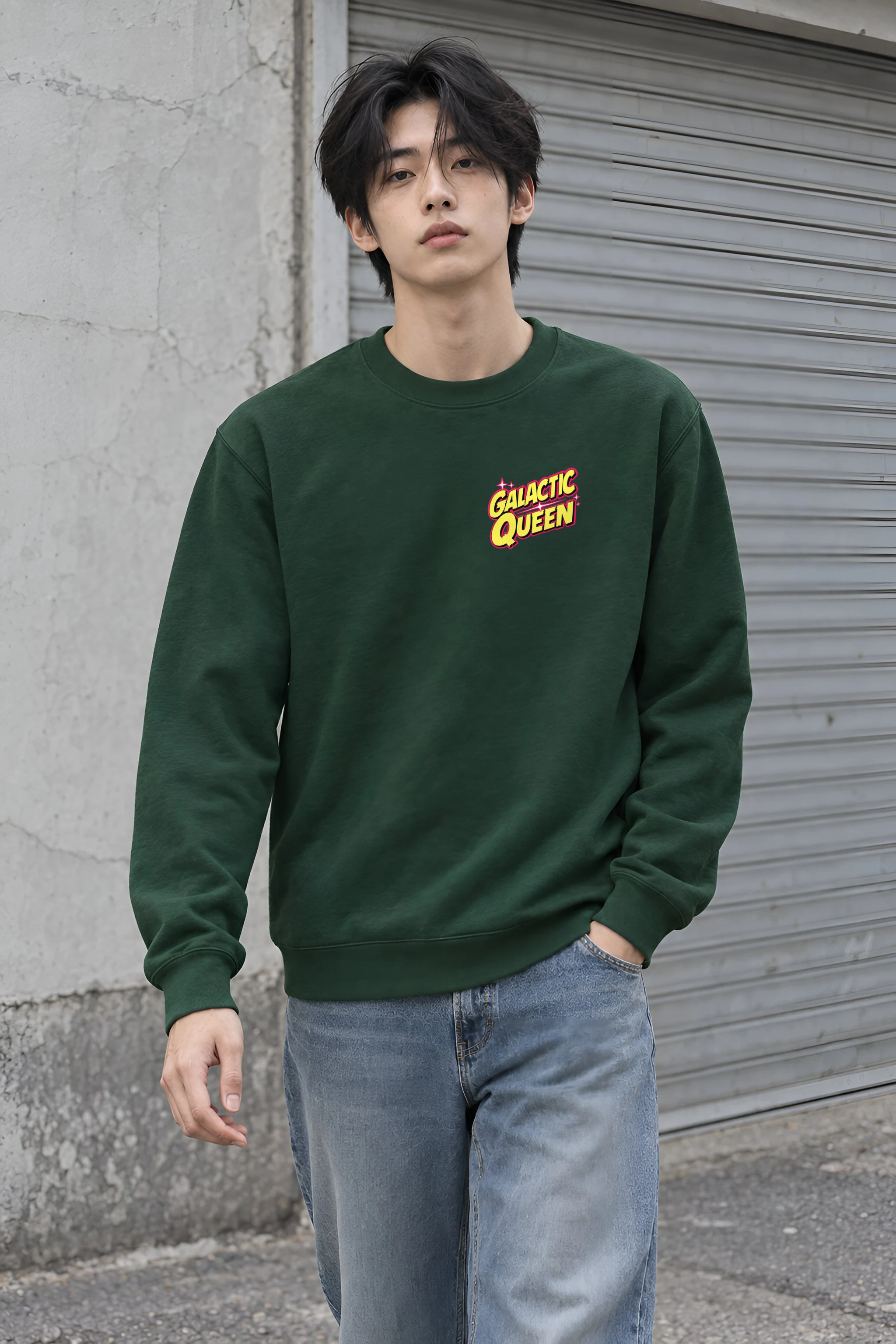 "Galactic Queen" Heavy Blend Unisex Crewneck Sweatshirt