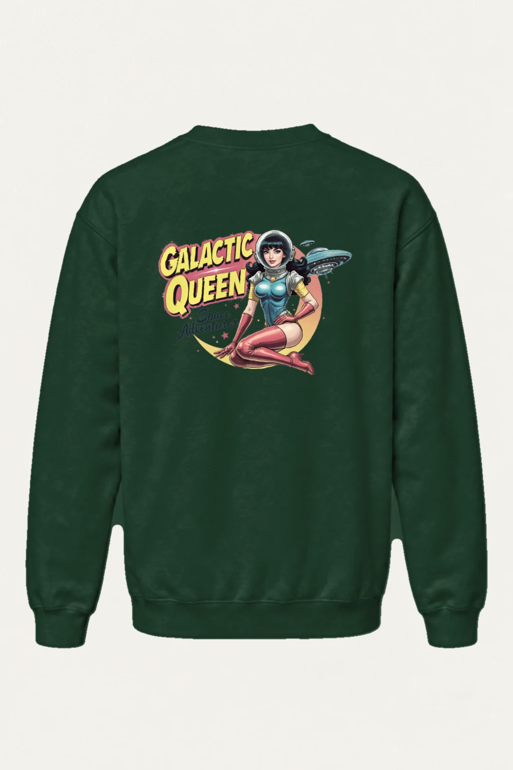 "Galactic Queen" Heavy Blend Unisex Crewneck Sweatshirt | Gildan 18000
