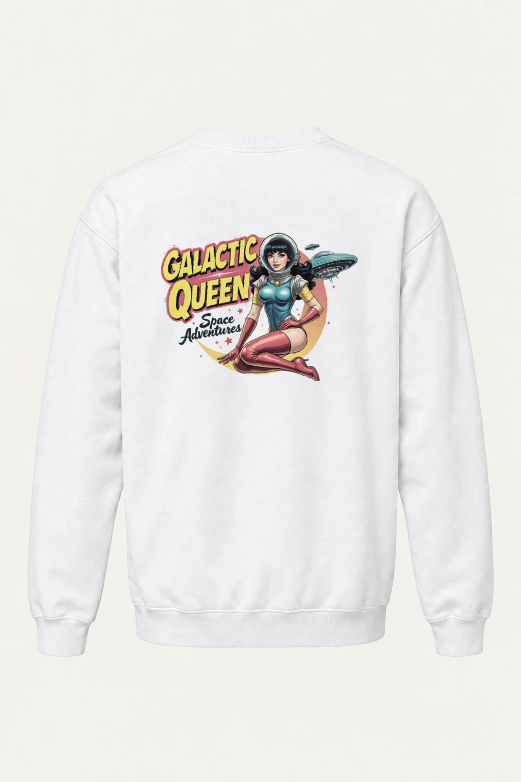 "Galactic Queen" Heavy Blend Unisex Crewneck Sweatshirt | Gildan 18000