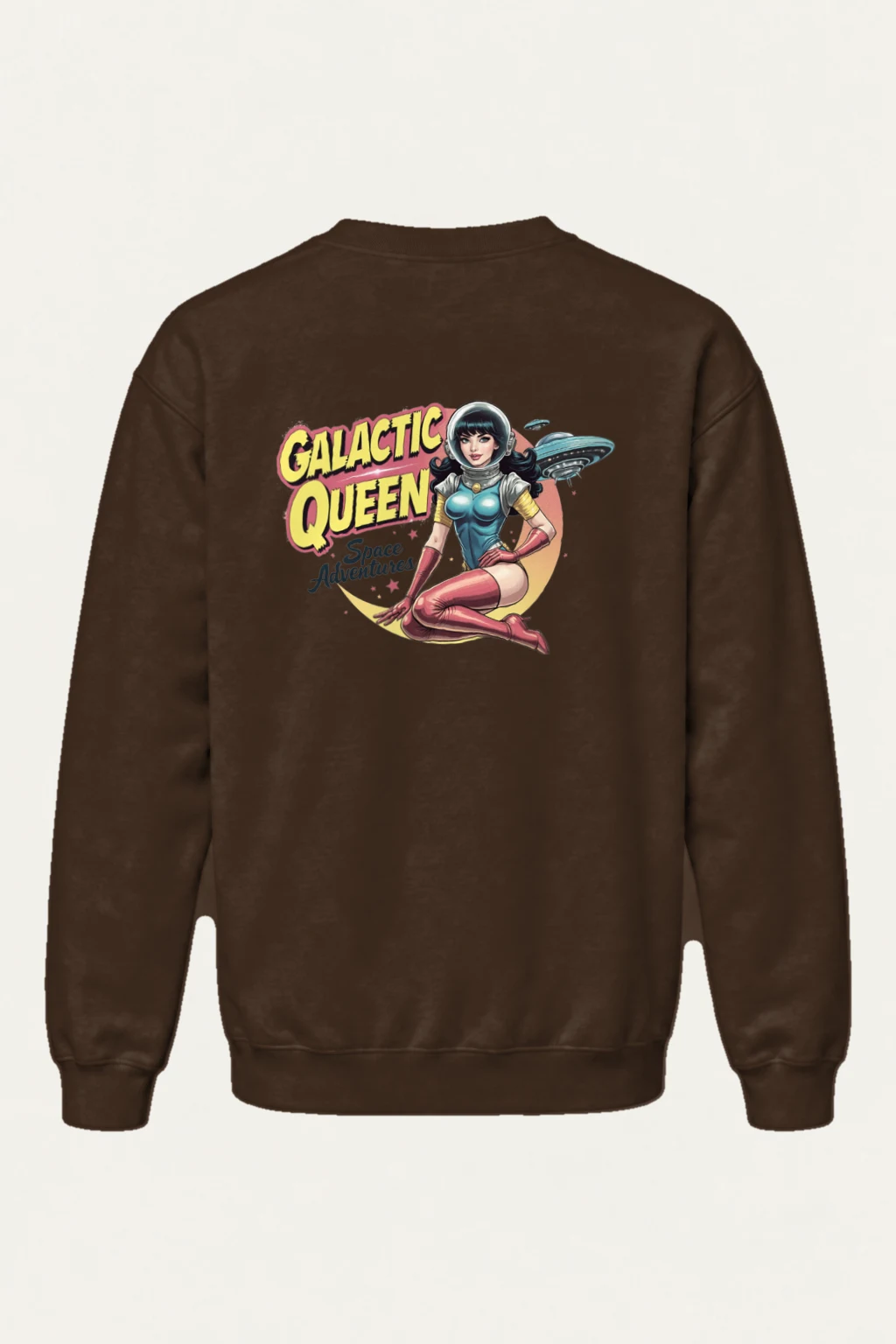 "Galactic Queen" Heavy Blend Unisex Crewneck Sweatshirt | Gildan 18000